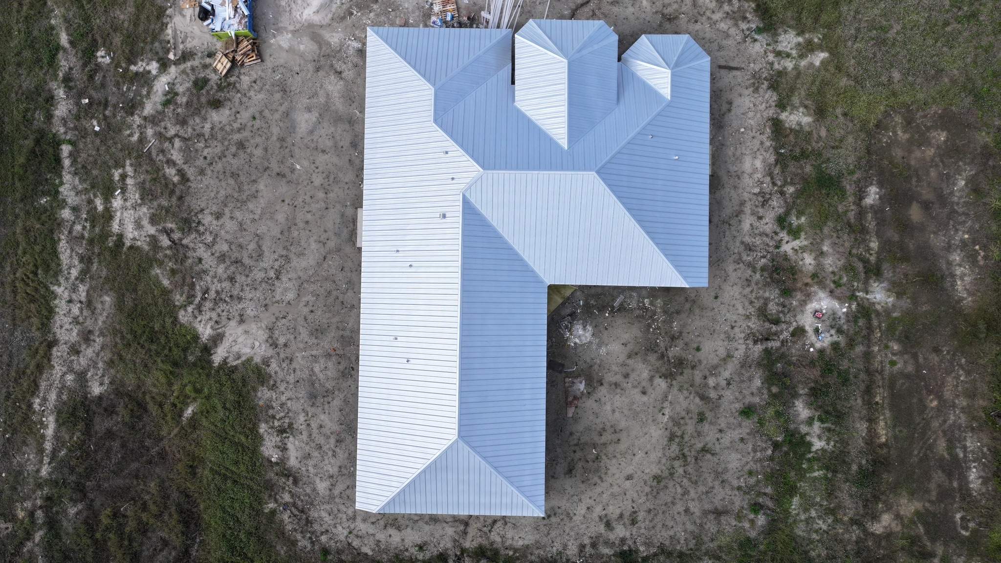 26ga 5V Crimp Mill Finish by Total Roofing System The Metal Roof Experts