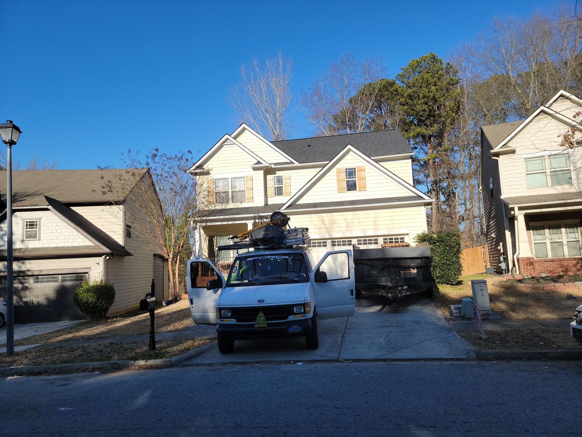 Residential Roofing Installation using Owens Corning by Inspector Roofing and Restoration