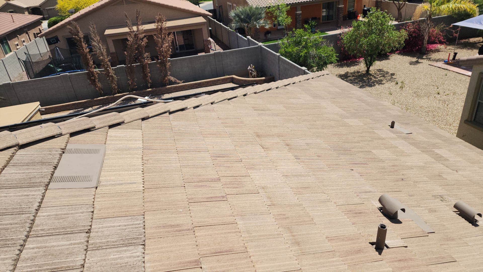 Mesa Tan Concrete Tile by Reimagine Roofing