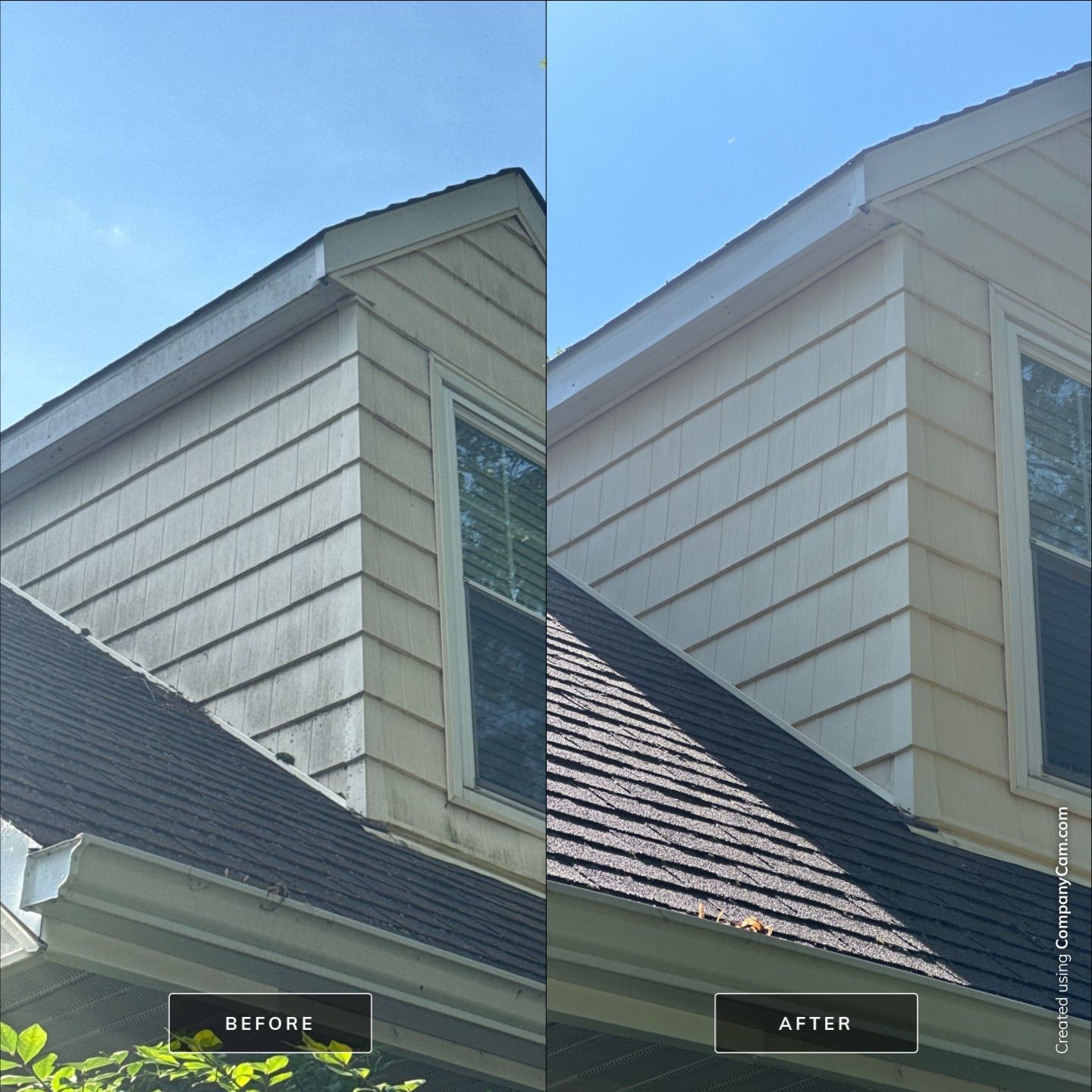 Project in Island Lake by Simmons Power & Soft Washing