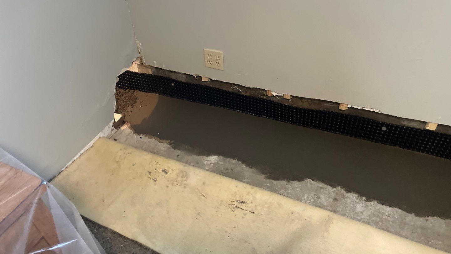 Drain Tile & a Sump Pump for our Property Management Partner by Waterproofing Northeast