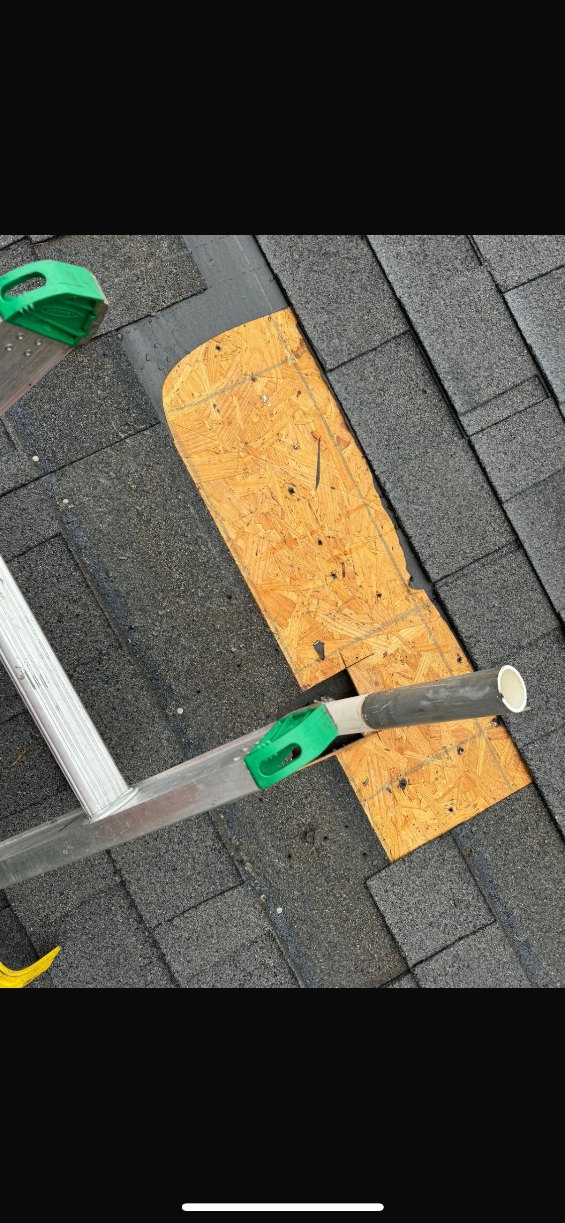 Hail Damage using Owen's Corning Duration (Lifetime) Shingles by Roof Repair Company
