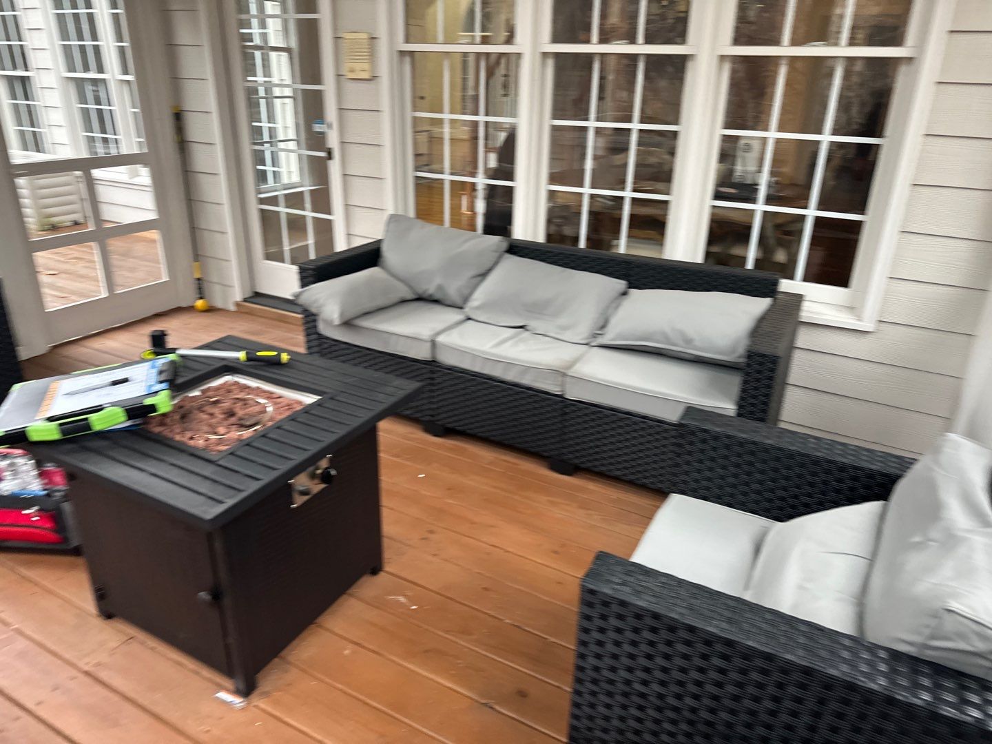 Multi level Deck coated with Wood Sealant by DuraSeal