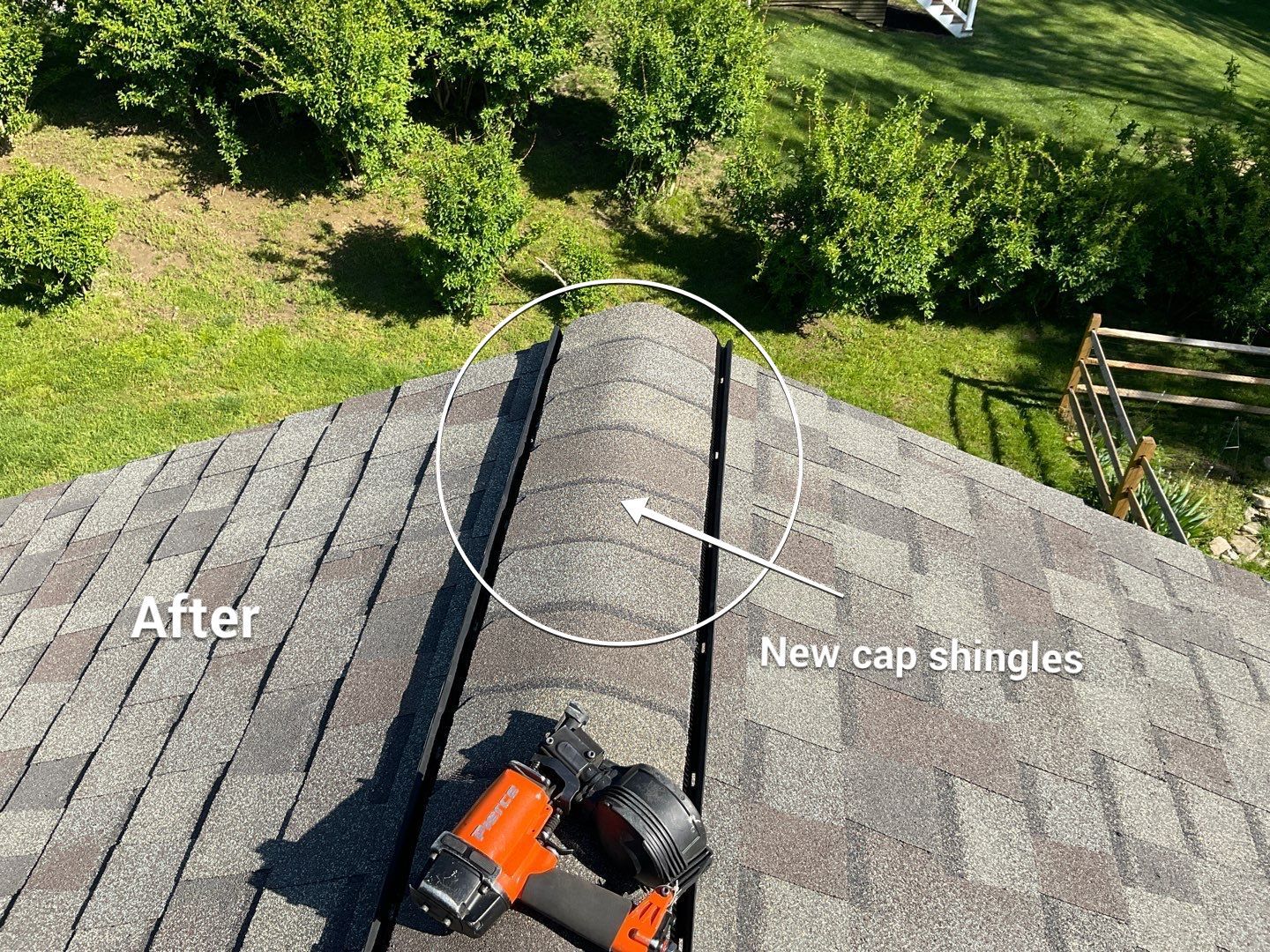 Residential Roofing Installation using Landmark Shingles Color Weatherwood by Alpha Design Services