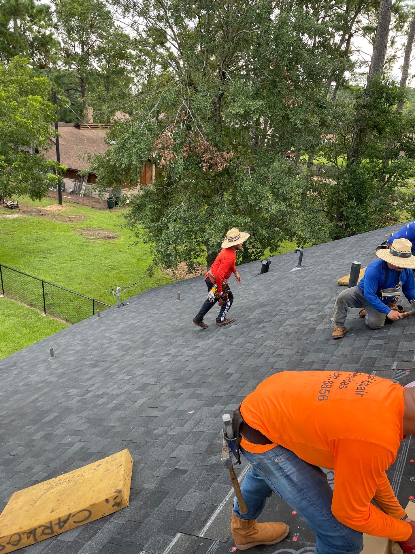 Residential Roofing Installation using Owen's Corning Duration (Lifetime) Shingles by Roof Repair Company