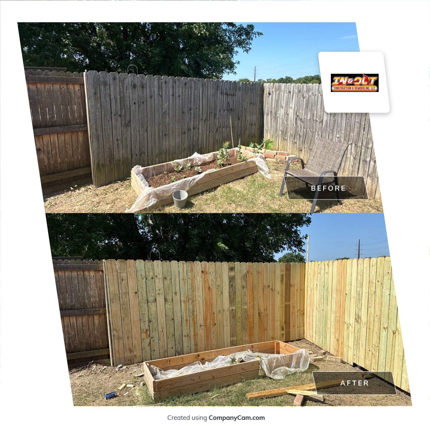 Privacy Fence by In & Out Construction & Remodeling, LLC