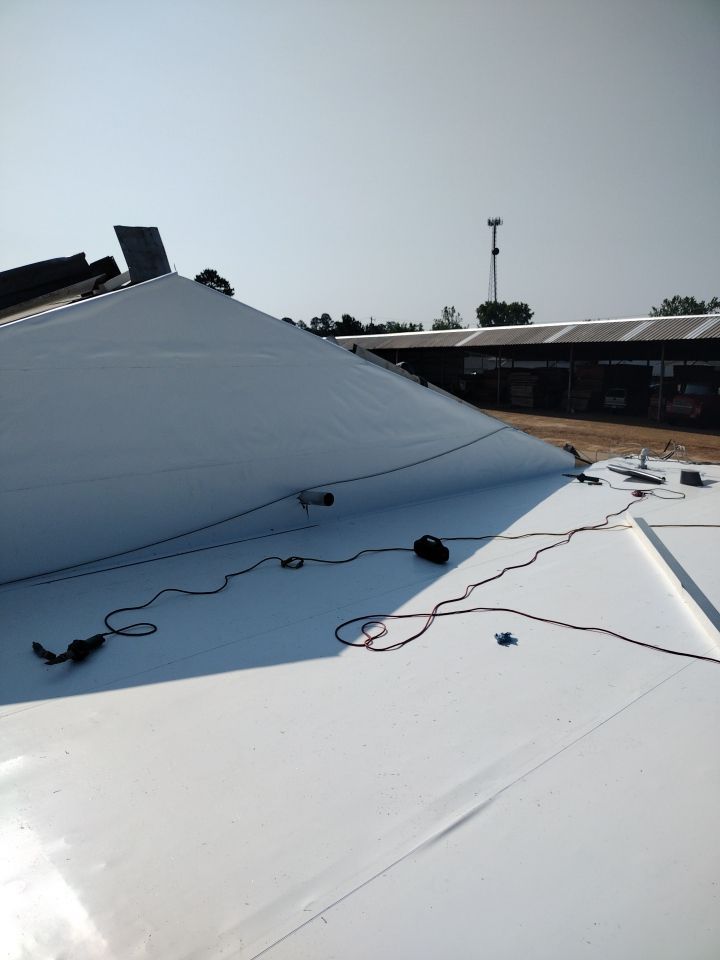 Office Building in Magnolia by Hostetler Roofing