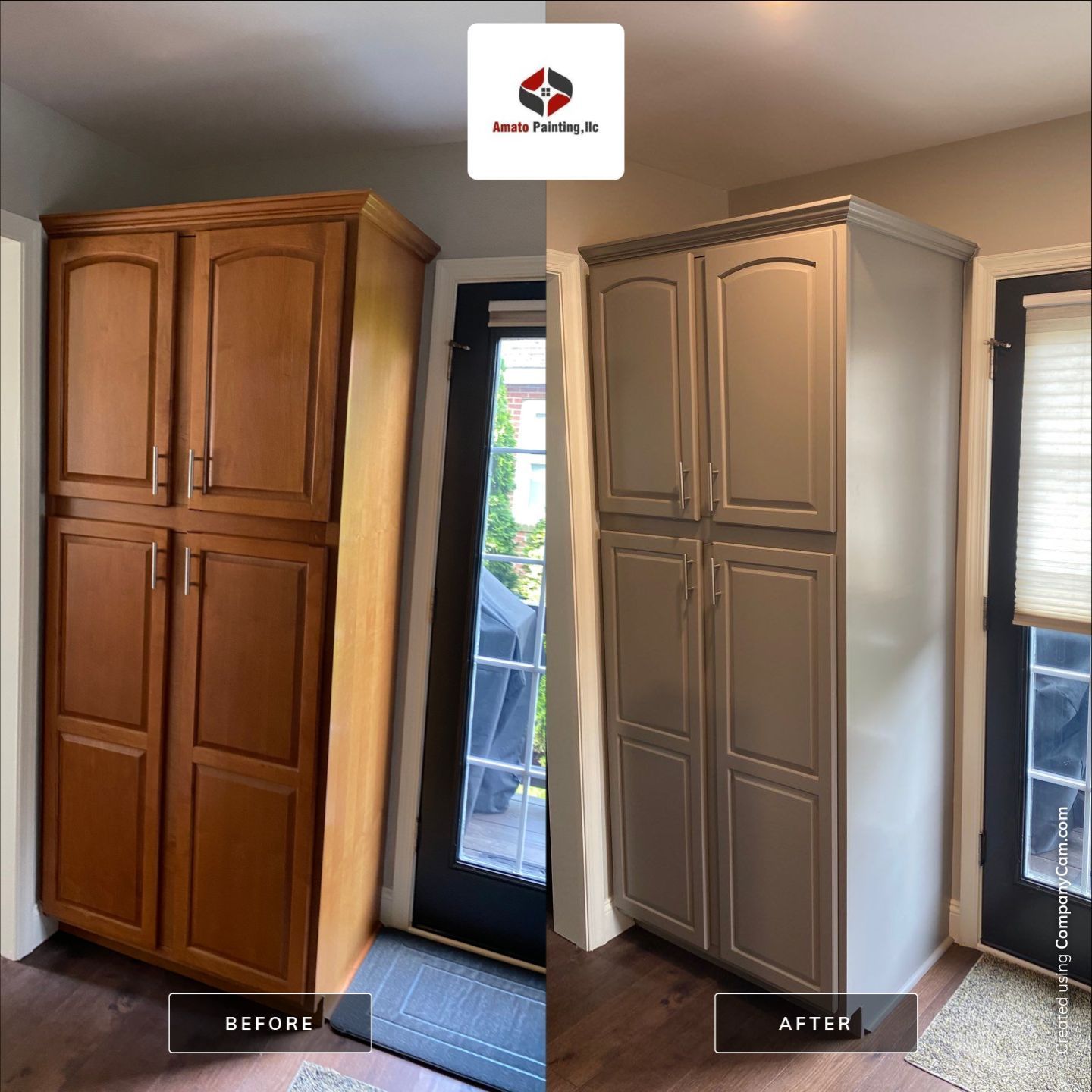High End Kitchen Cabinet Painting by Ryan Amato Painting LLC and Lehigh Valley Epoxy