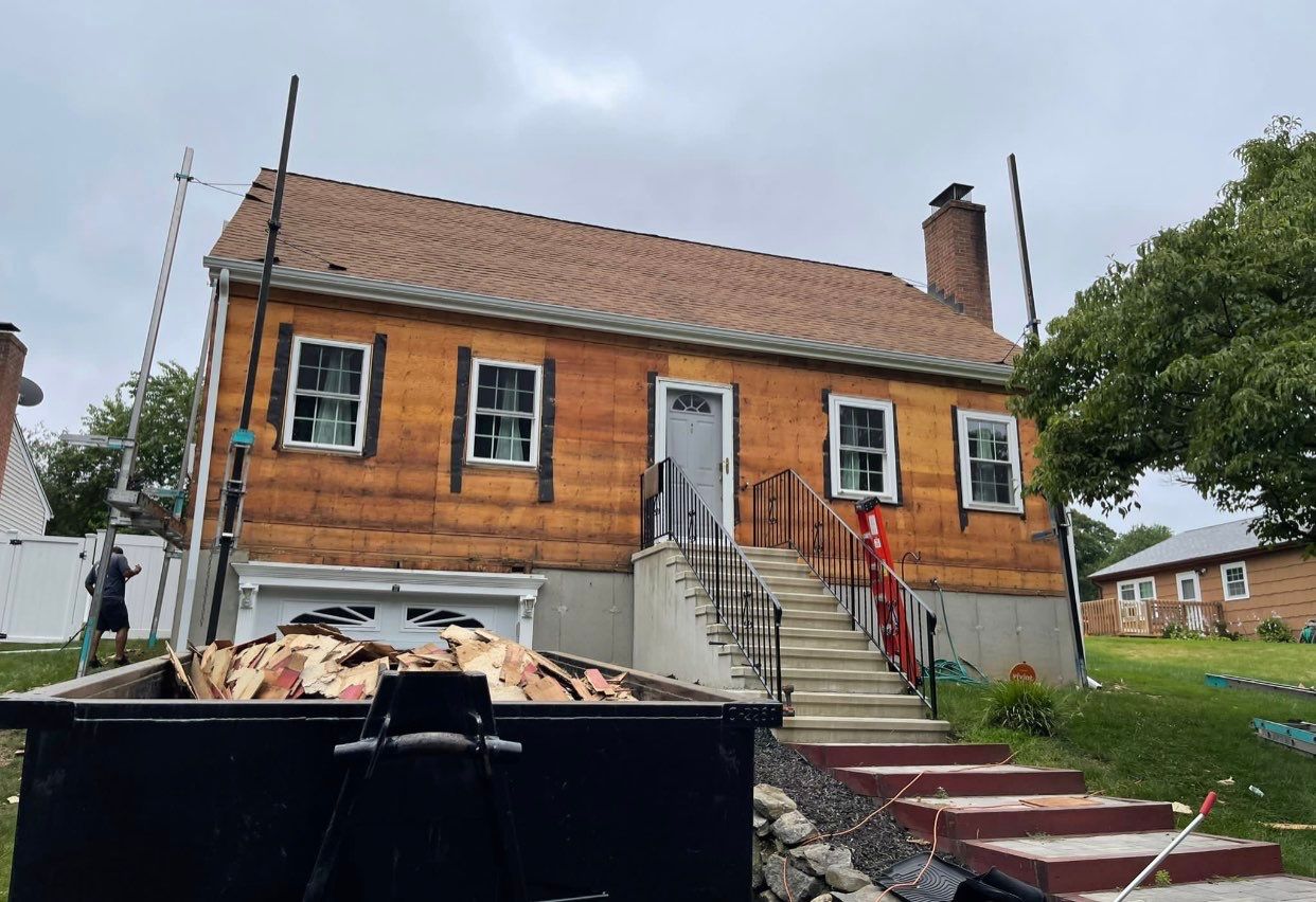 Siding Installation using Royal Building Products Rustic Red by A Plus Exterior