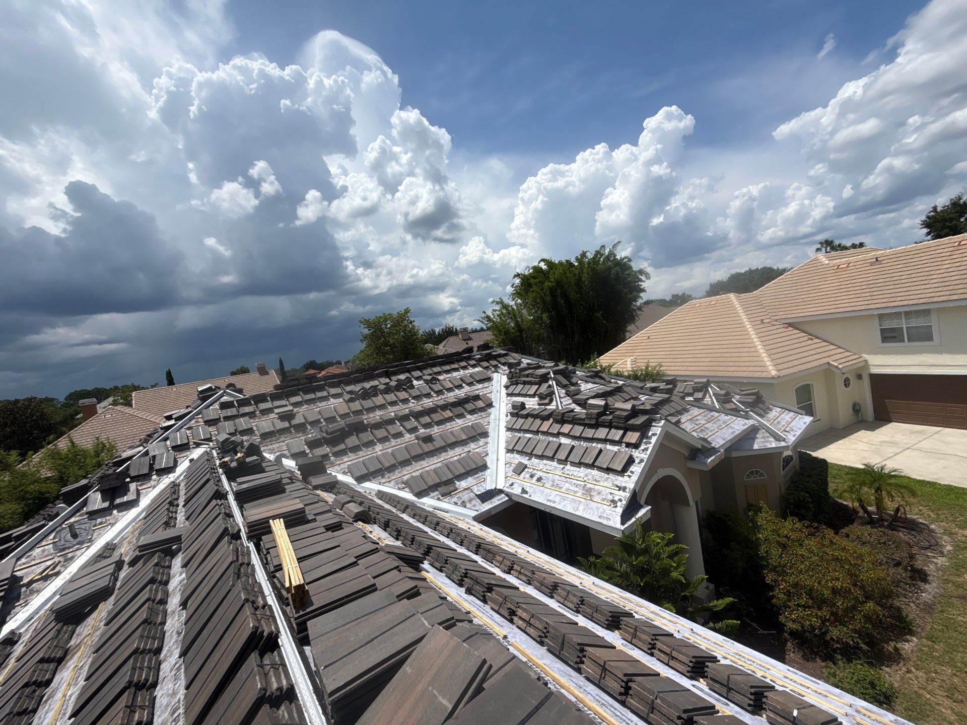 Tile Roofing Replacement in Orlando by Fortified Roofing Solutions Corp.
