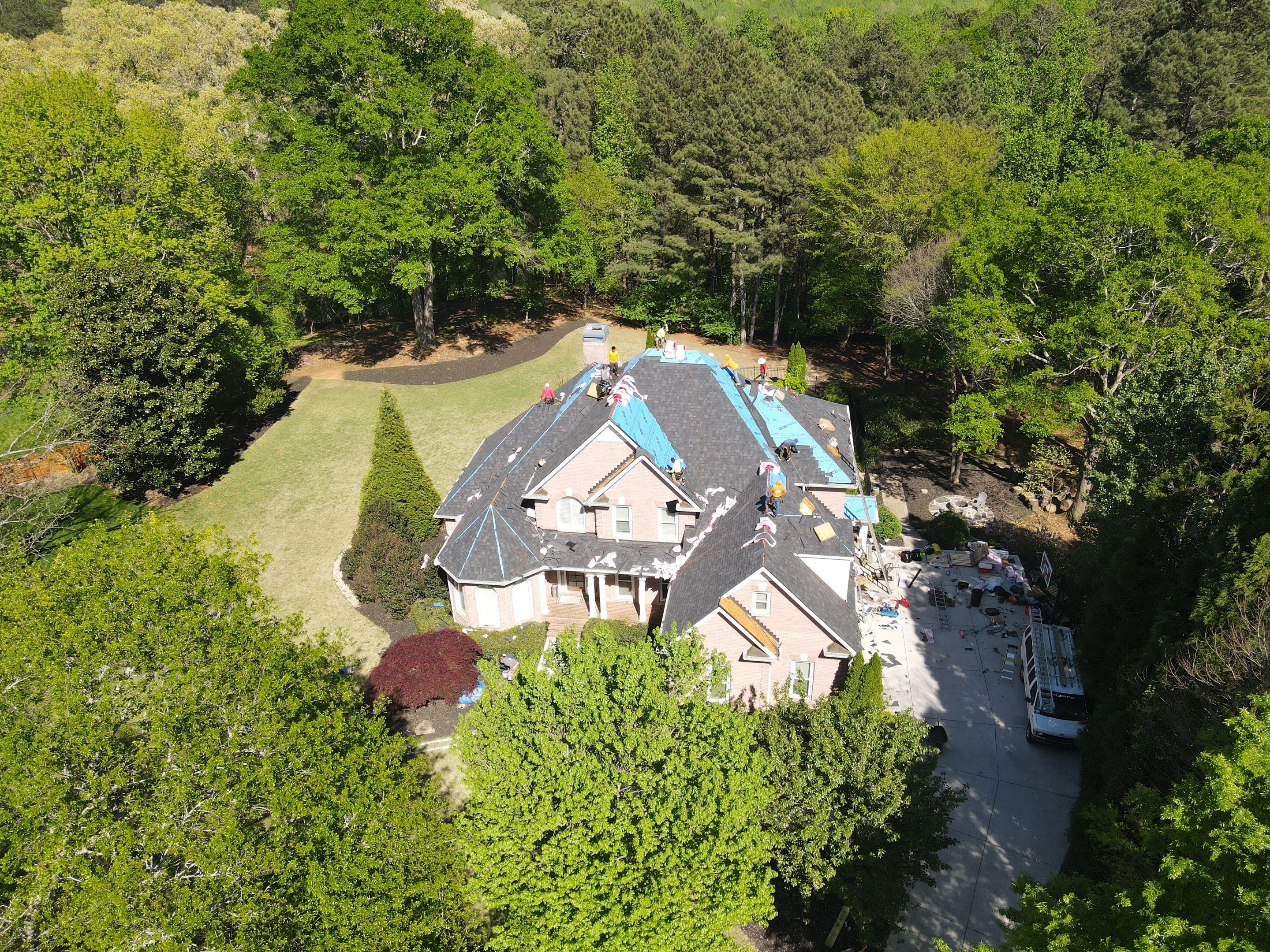 Residential Roofing Installation using Owens Corning by Inspector Roofing and Restoration