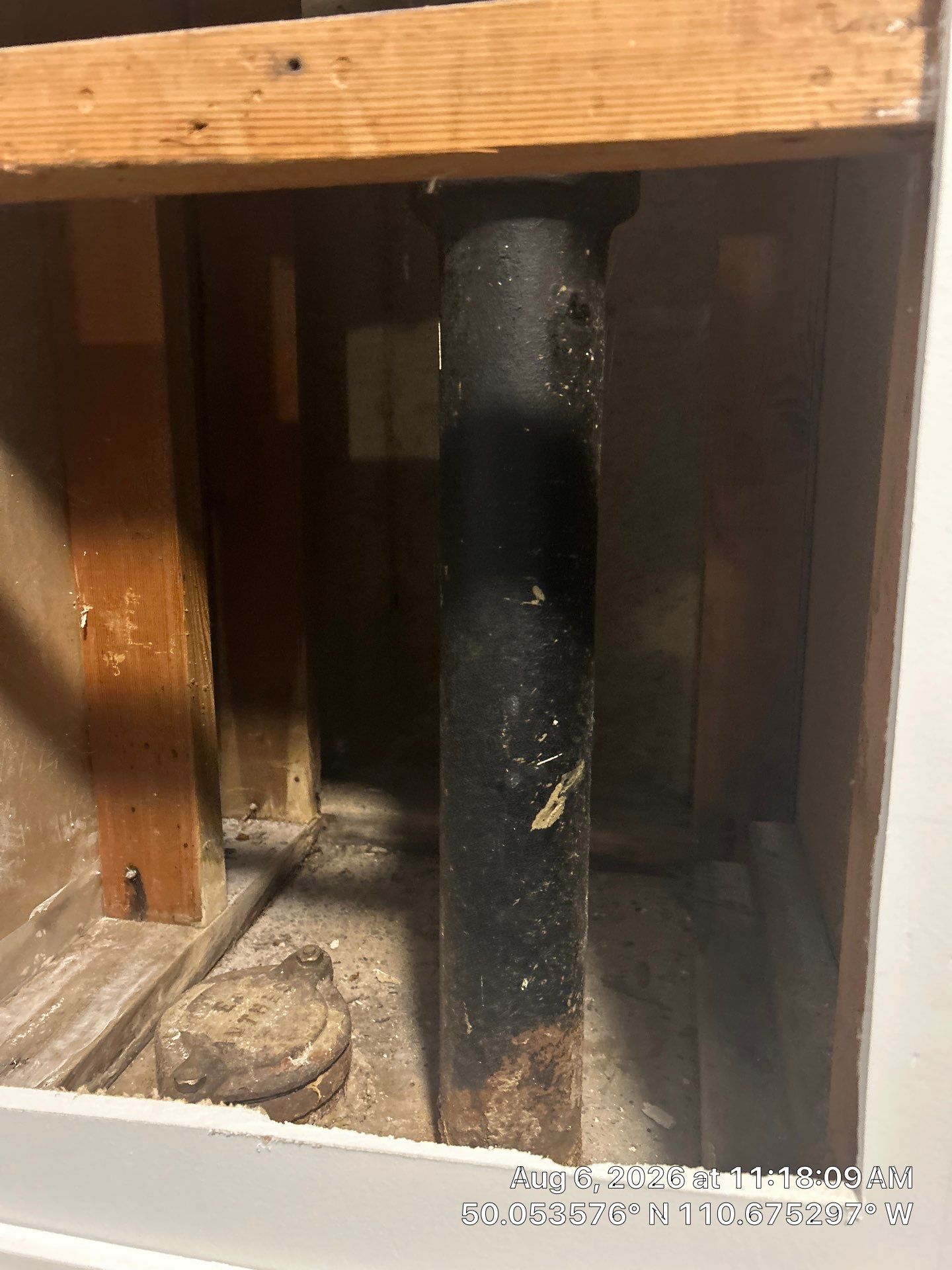Cast Iron Drain Line Repair and Plumbing Access in Medicine Hat by Septic Medic Inc.
