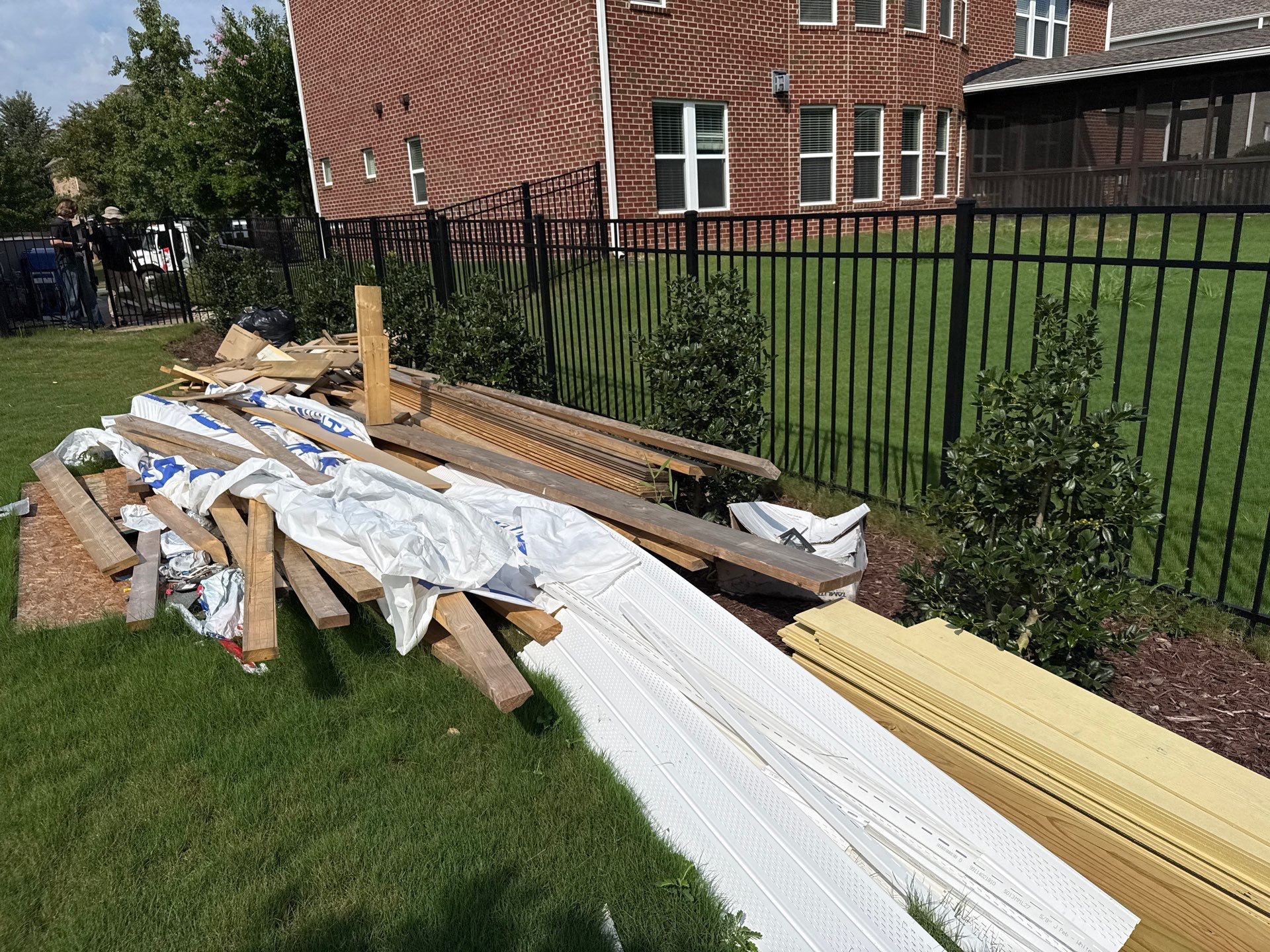 Project in Waxhaw by Badger Hauling