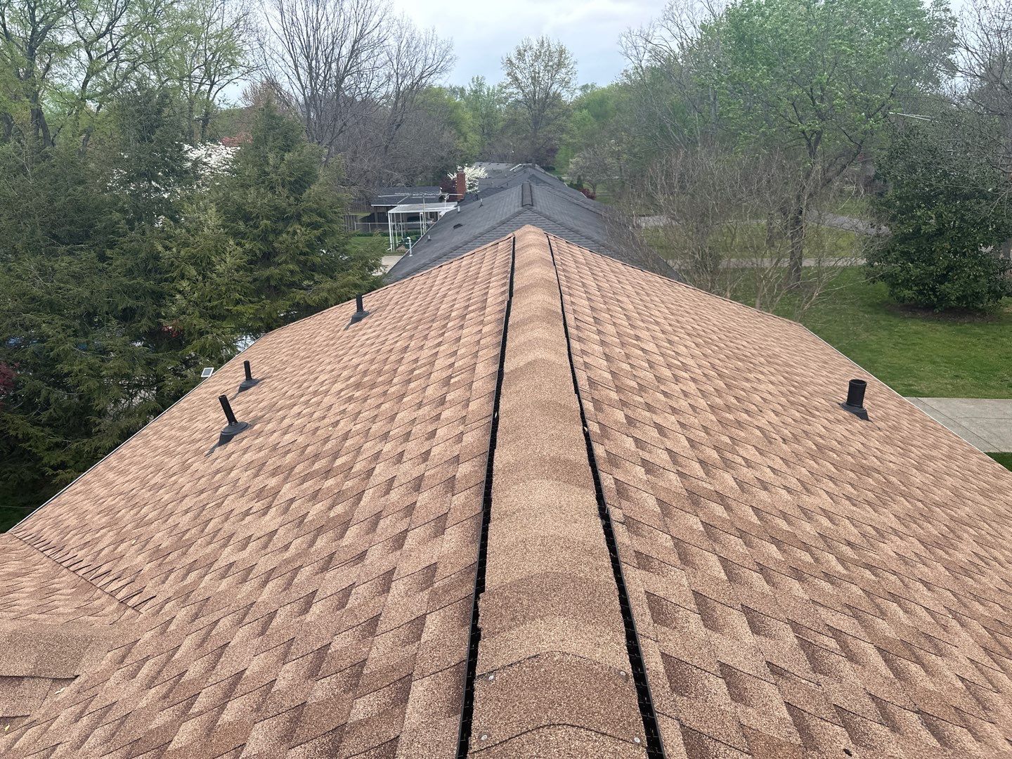 Residential Roofing Installation using GAF Timberline HDZ Shakewood by Undersun Roofing 