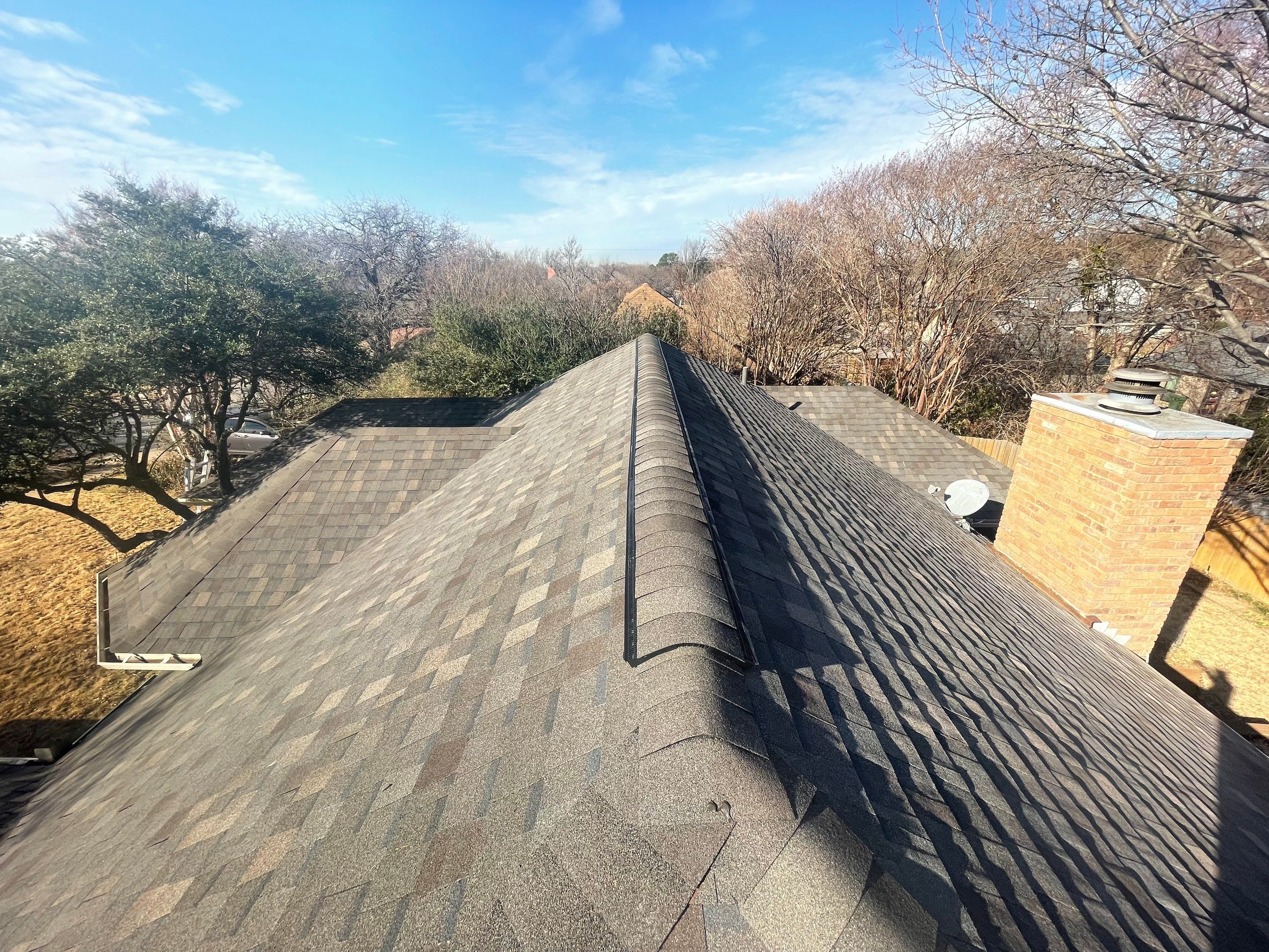 Residential Roofing Installation using Atlas Pinnacle Pristine Weathered Wood by OneSource Roofing and Restoration