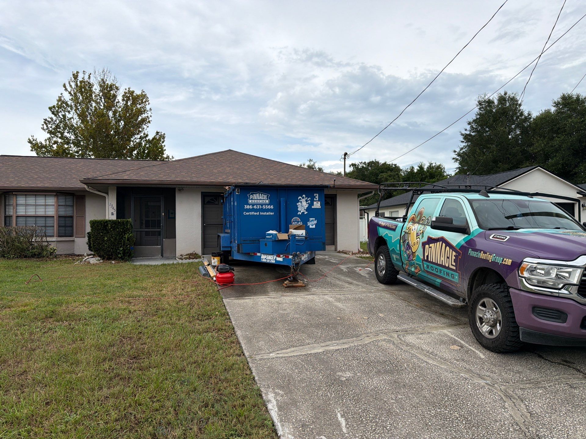 Deltona Roof Replacement Featuring Atlas Pinnacle Sun in Cool Coral Canyon by Pinnacle Roofing Group