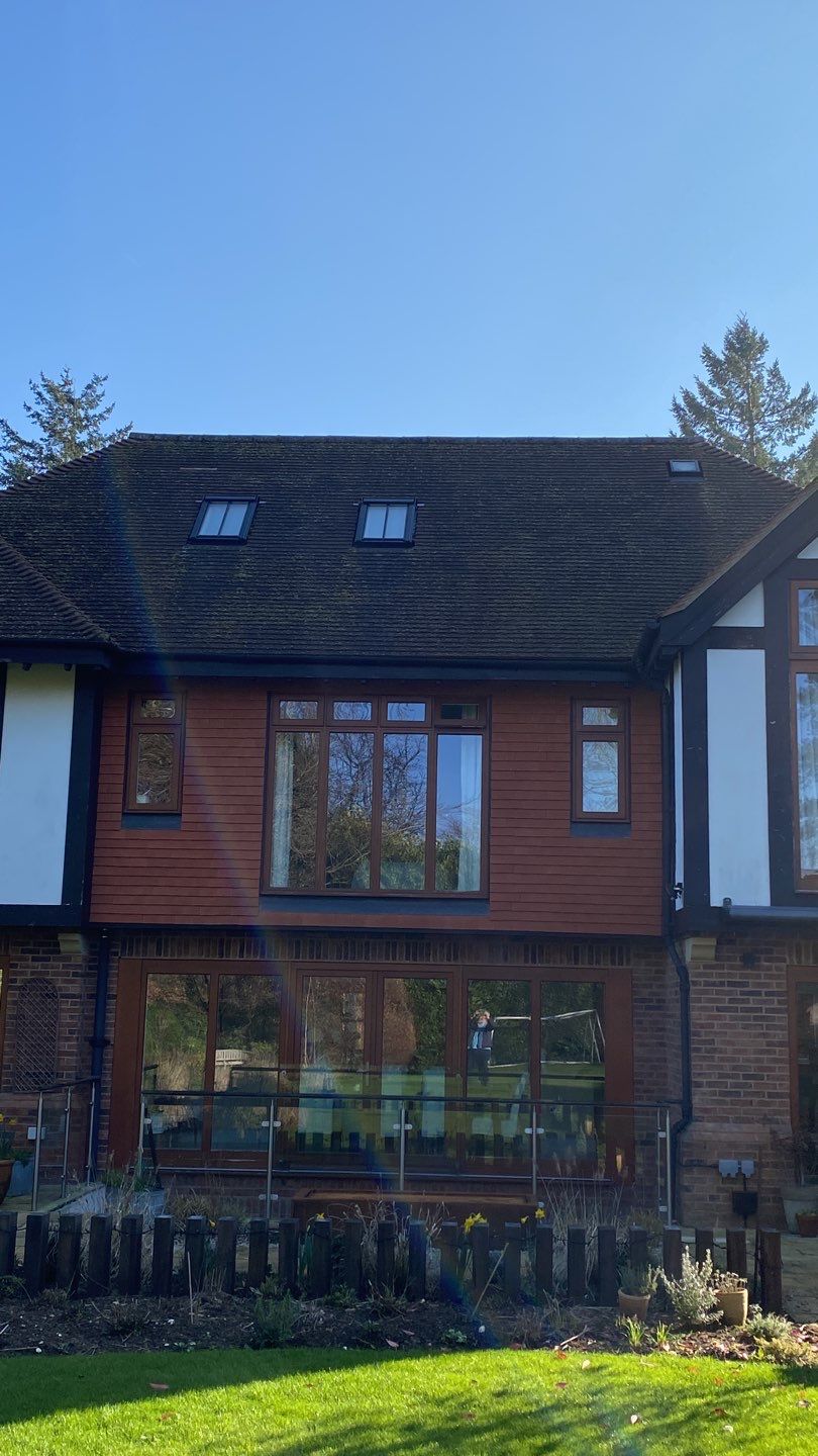 Roof Clean - Moss Removal using Honda 15lpm Low Pressure Washing Machine by Ges Exterior Cleaning ltd