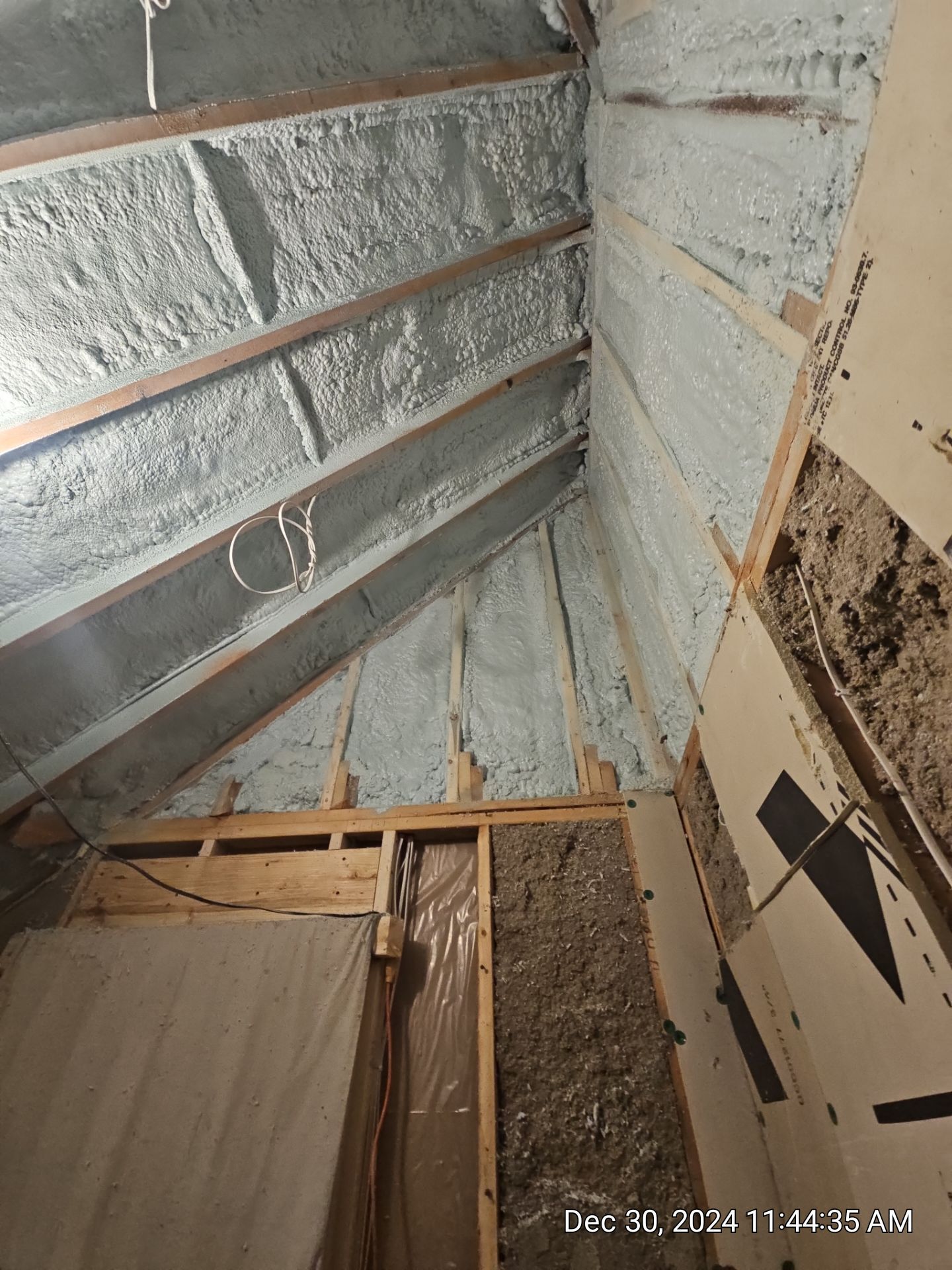 Bathroom Addition using close cell spray foam by M.Y INSULATION LLC