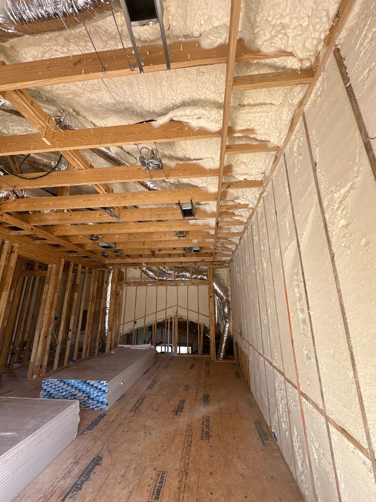 Another beautiful custom home in Dallas fully encapsulated ✔️ by Apex Insulation Solutions