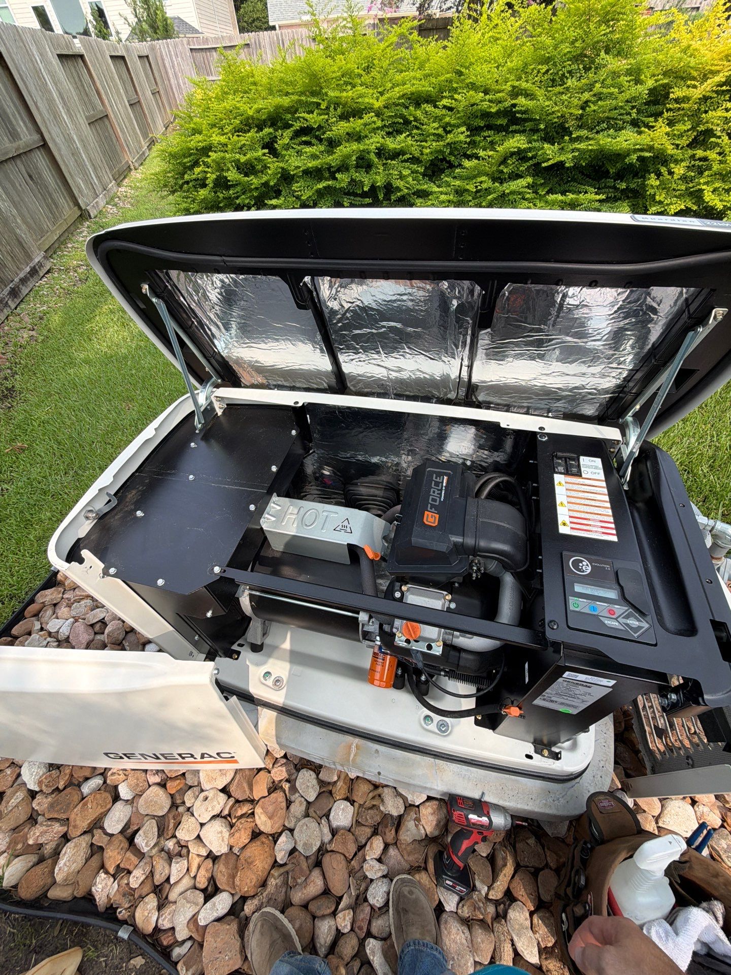 Residential Generac Generator Preventative Maintenance in Cypress, TX by GenTex Elite Services
