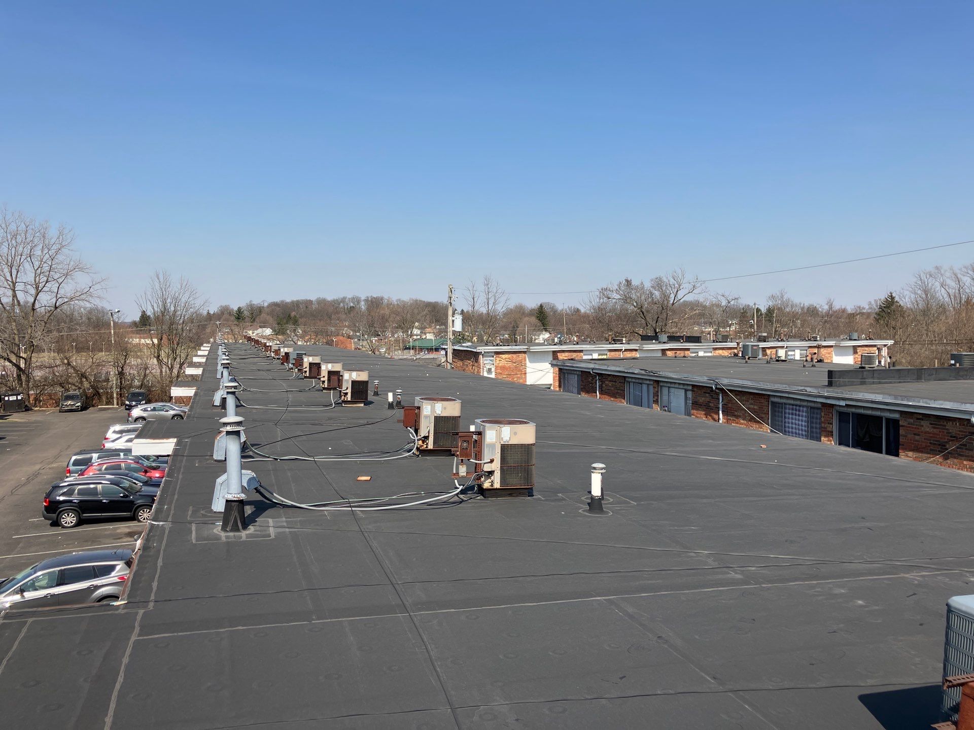 EPDM Roof Restoration in Springfield, OH by Glacier Industrial LLC