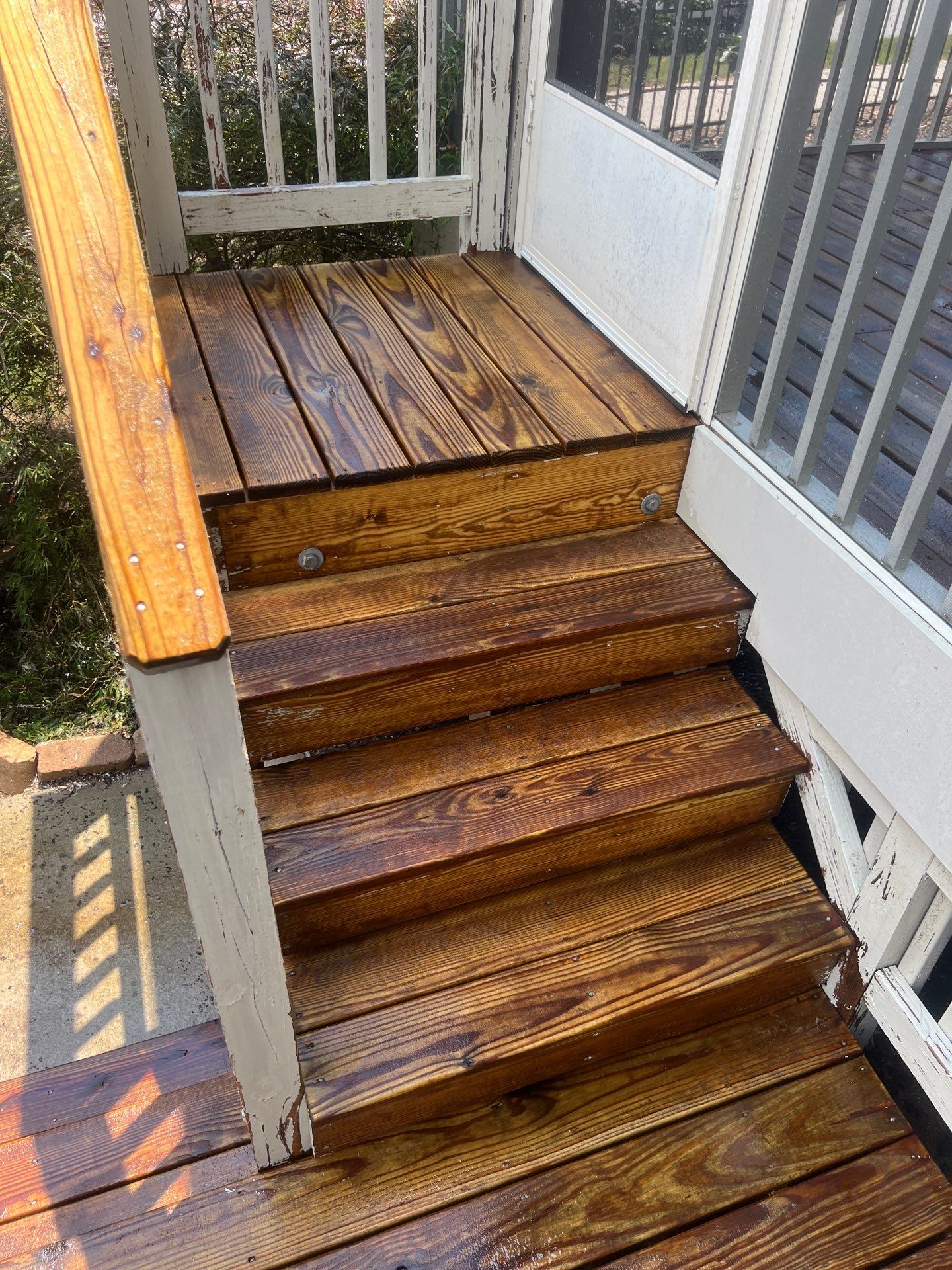 Weathered Deck using Wood Sealant by DuraSeal