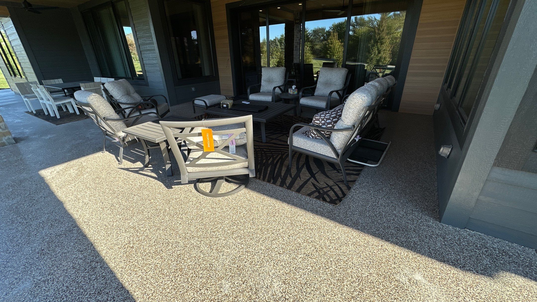 Check out how much a difference a new flake floor can make  by Banner Garage