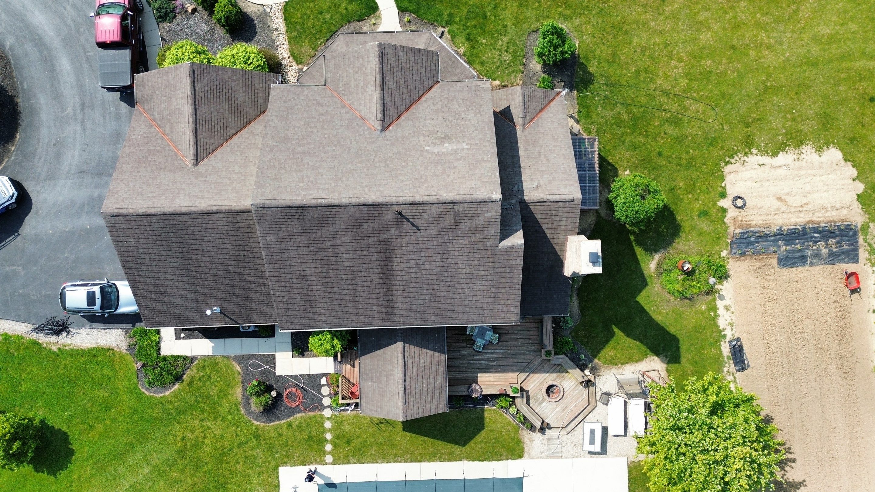 Residential Roofing Installation using Performance Panel Metal - Burnished Slate by RoofX 