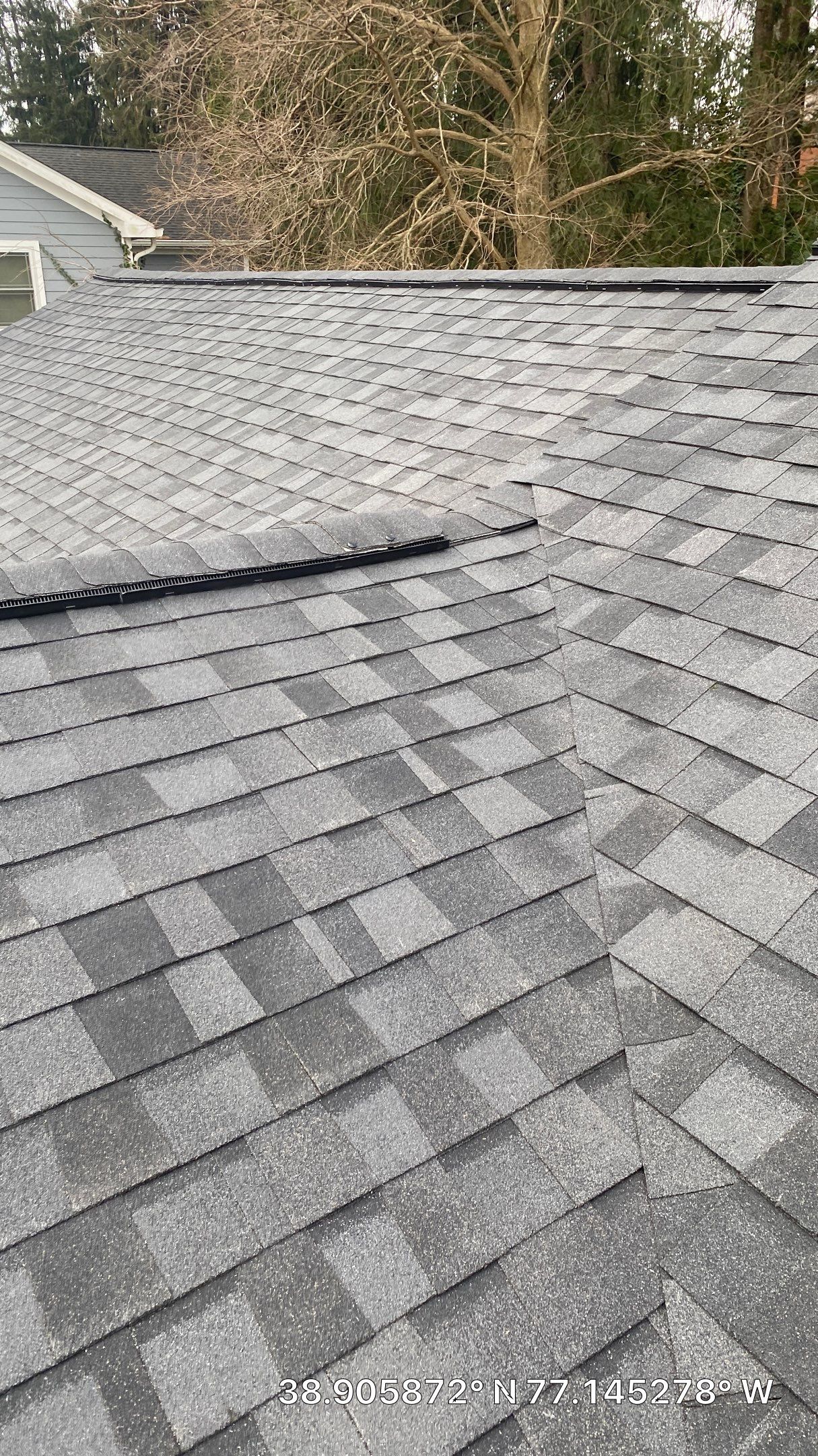 Arlington CertainTeed Landmark Pro Roof in Max Def Moire Black by RM Banning, Inc.