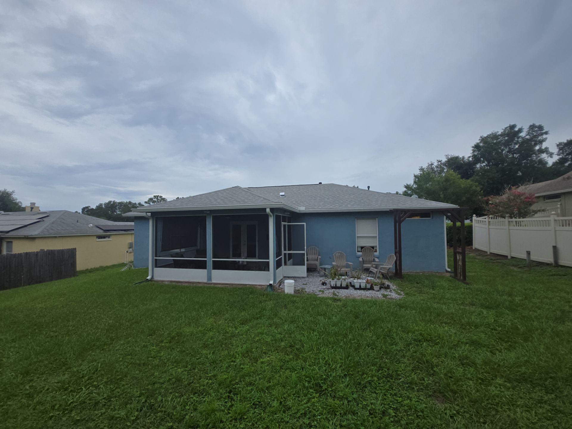 Atlas Pinnacle Pristine Oyster Shell Roof Installation in DeLand by Pinnacle Roofing Group