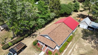 Roof replacement and interior repair by hail and wind damage by Just Brilliant Restoration JBR