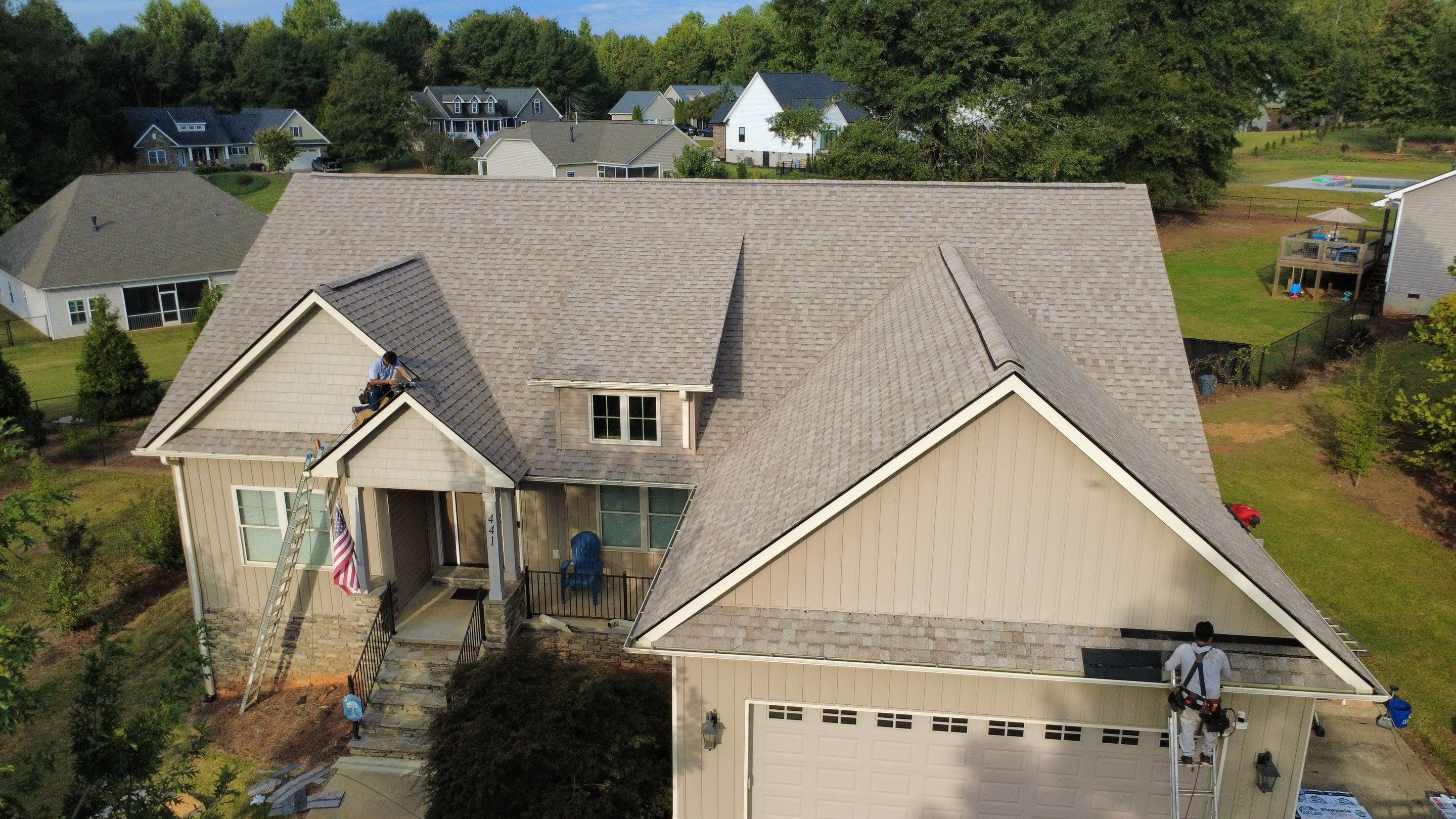 Insurance Covered Full Replacement with Atlas 25 Year Labor & 50 Year Manufacture Warranty by Roofsters