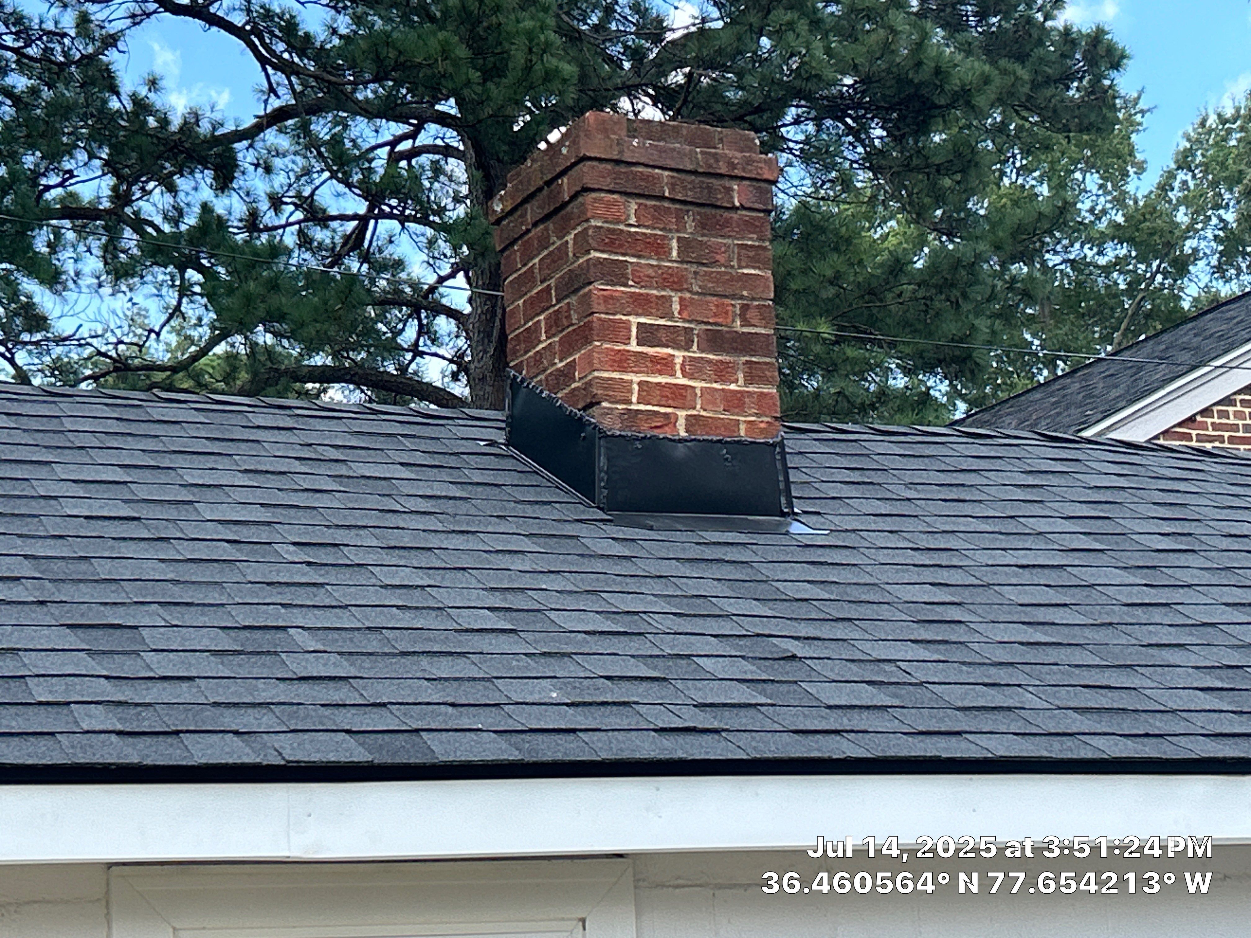 Project in Roanoke Rapids by Roofing Solutions