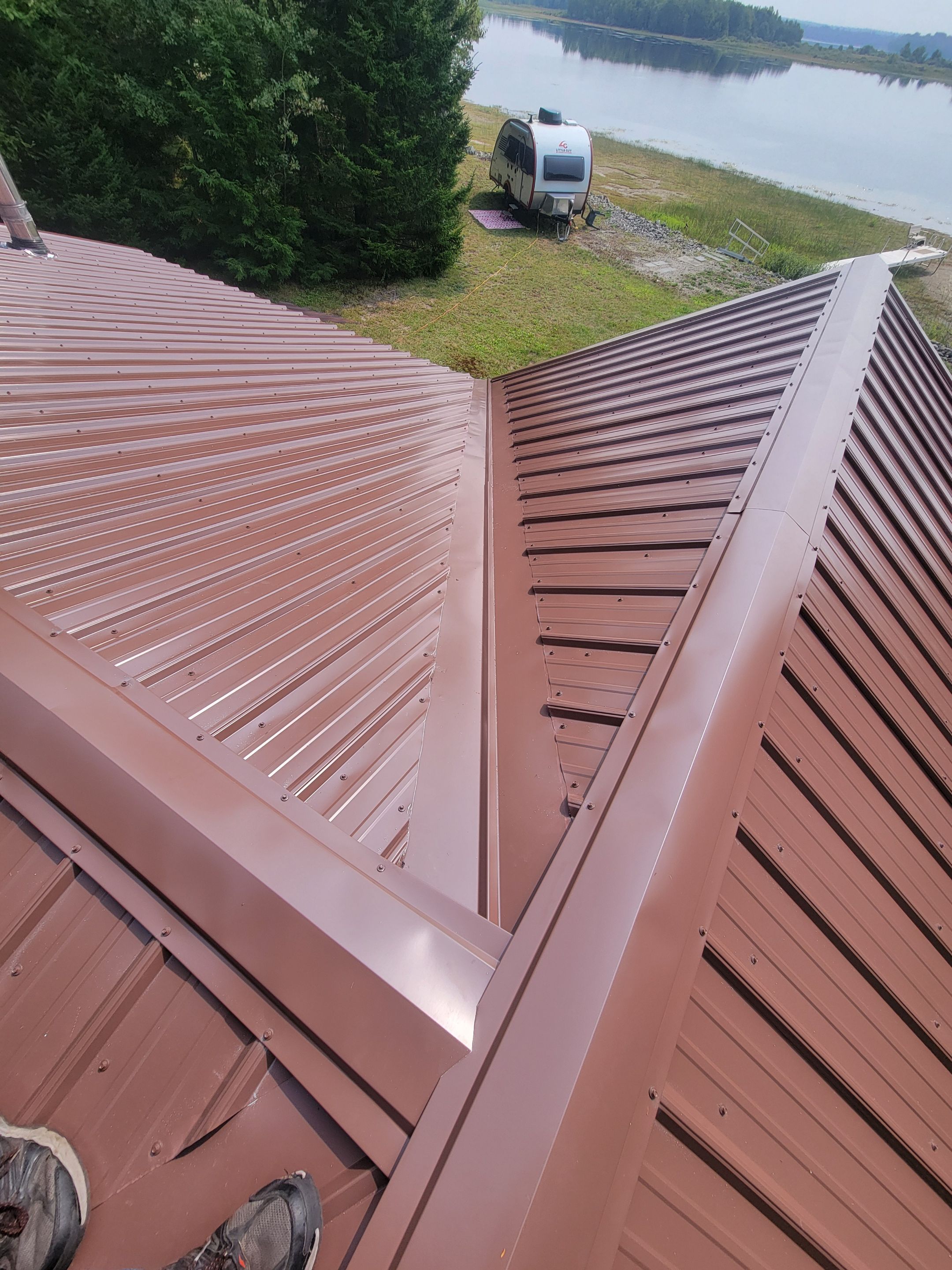 New Metal Roof using All Thats Metal 29g Currigated  by The B.A.R Roofing