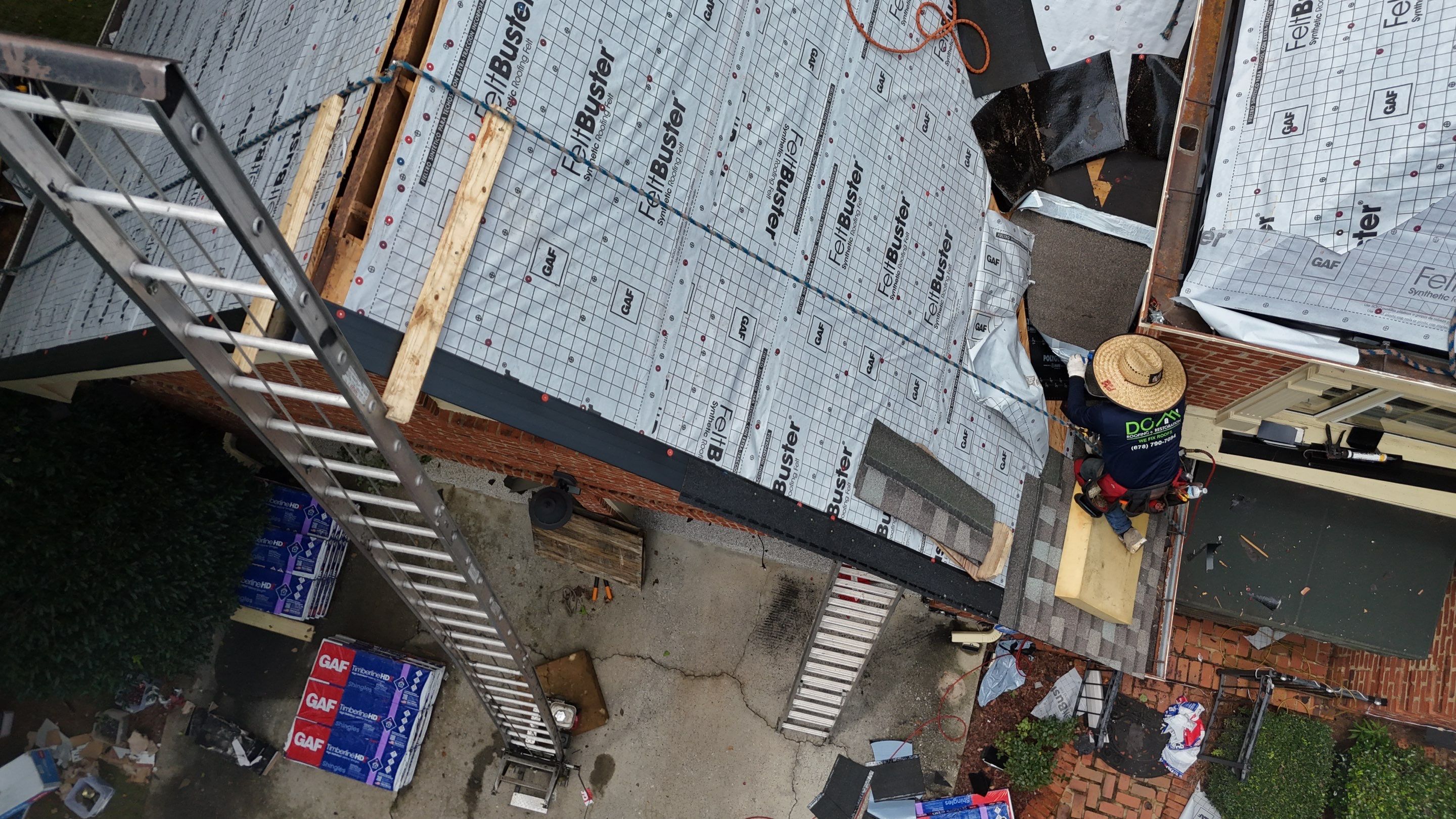  Greystone Lane  Chamblee Roof Replacement  by Dom Roofing & Restoration
