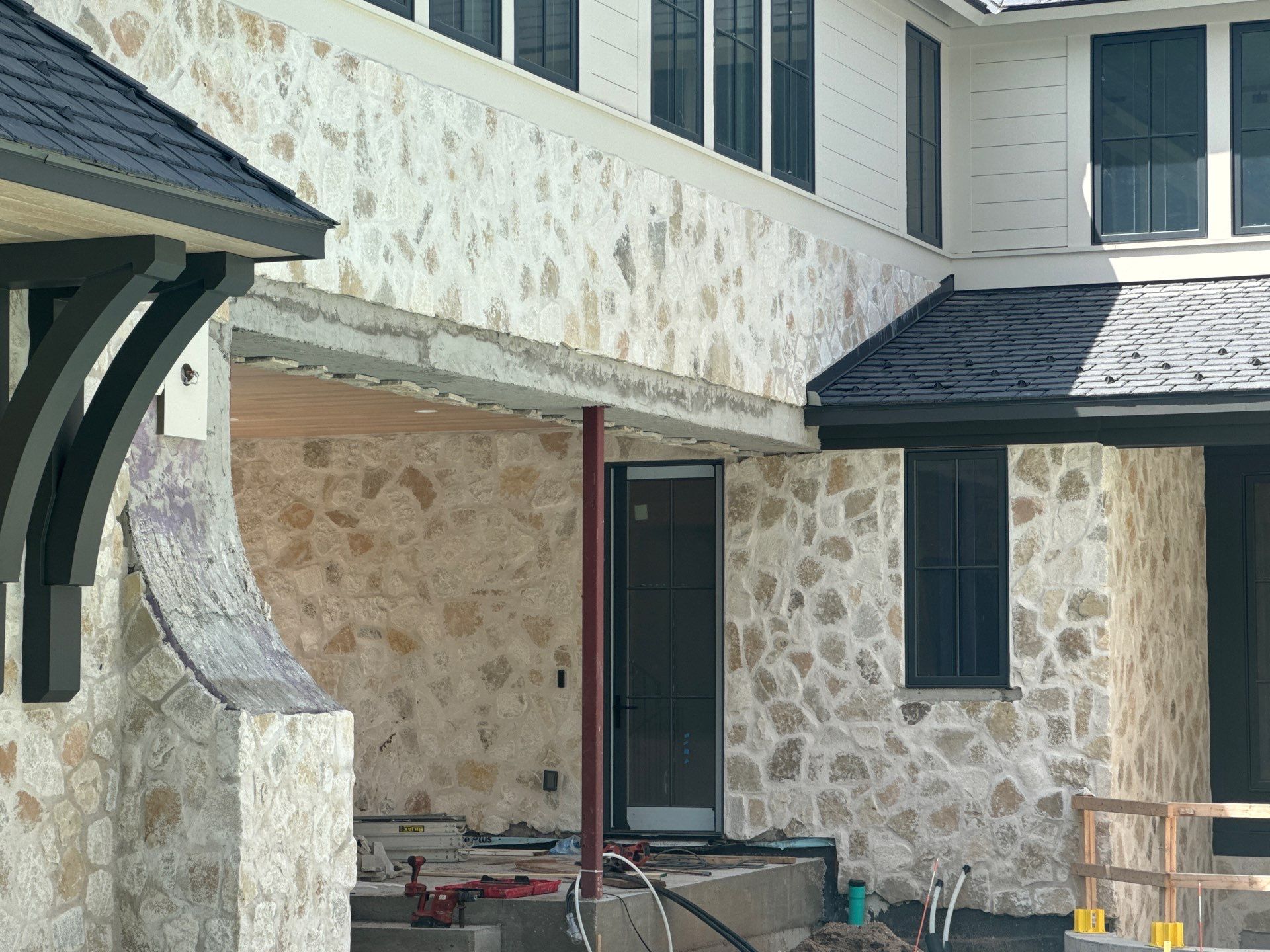 Half Round Gutter Installation for Petoskey Residence by Rainbow Seamless Systems