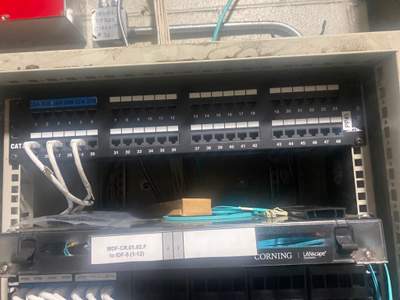 Structured cabling installation by CimaSolutions
