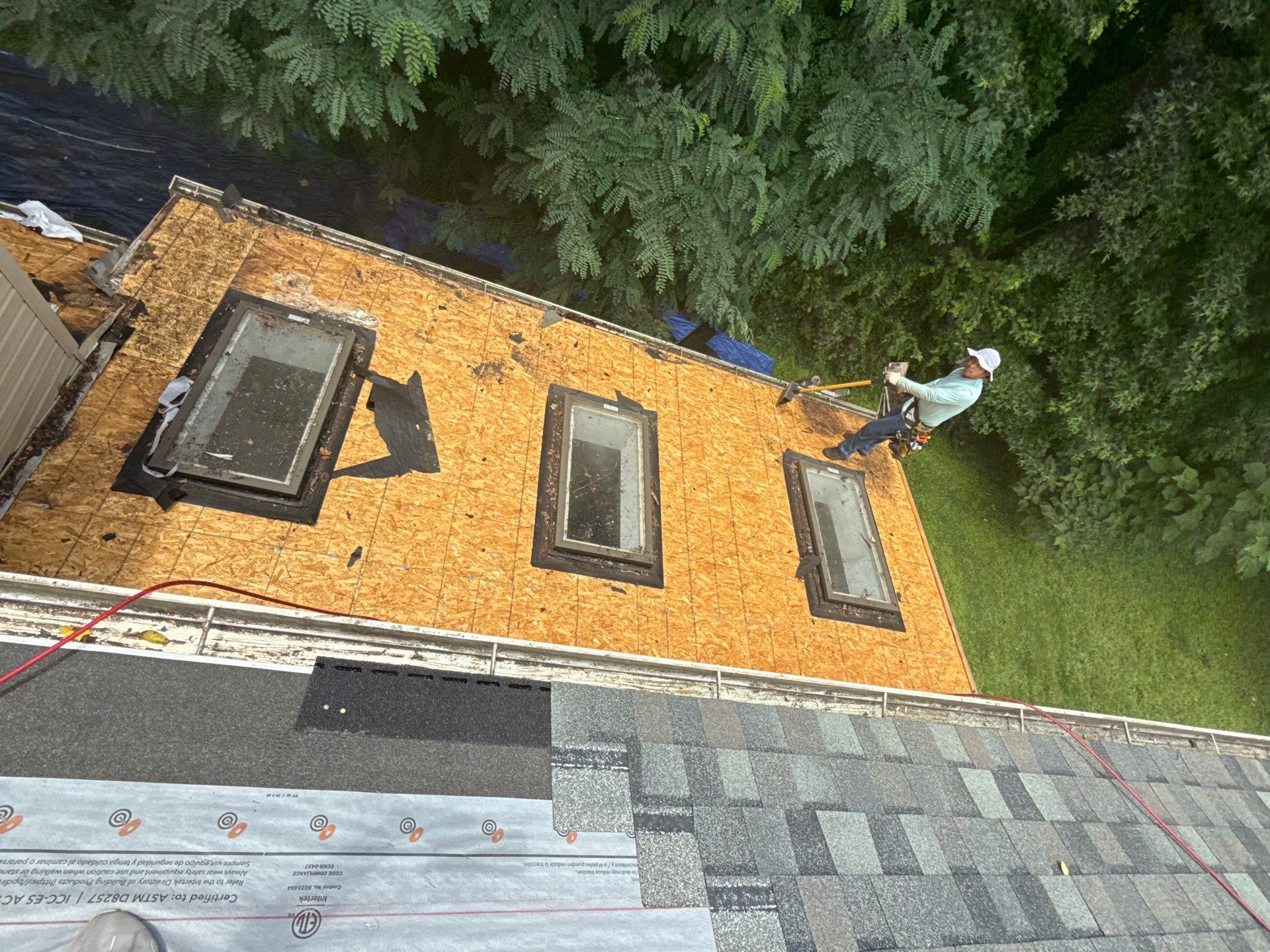 Residential Roofing Installation using GAF Timberline HDZ by Matter Roofing & Construction