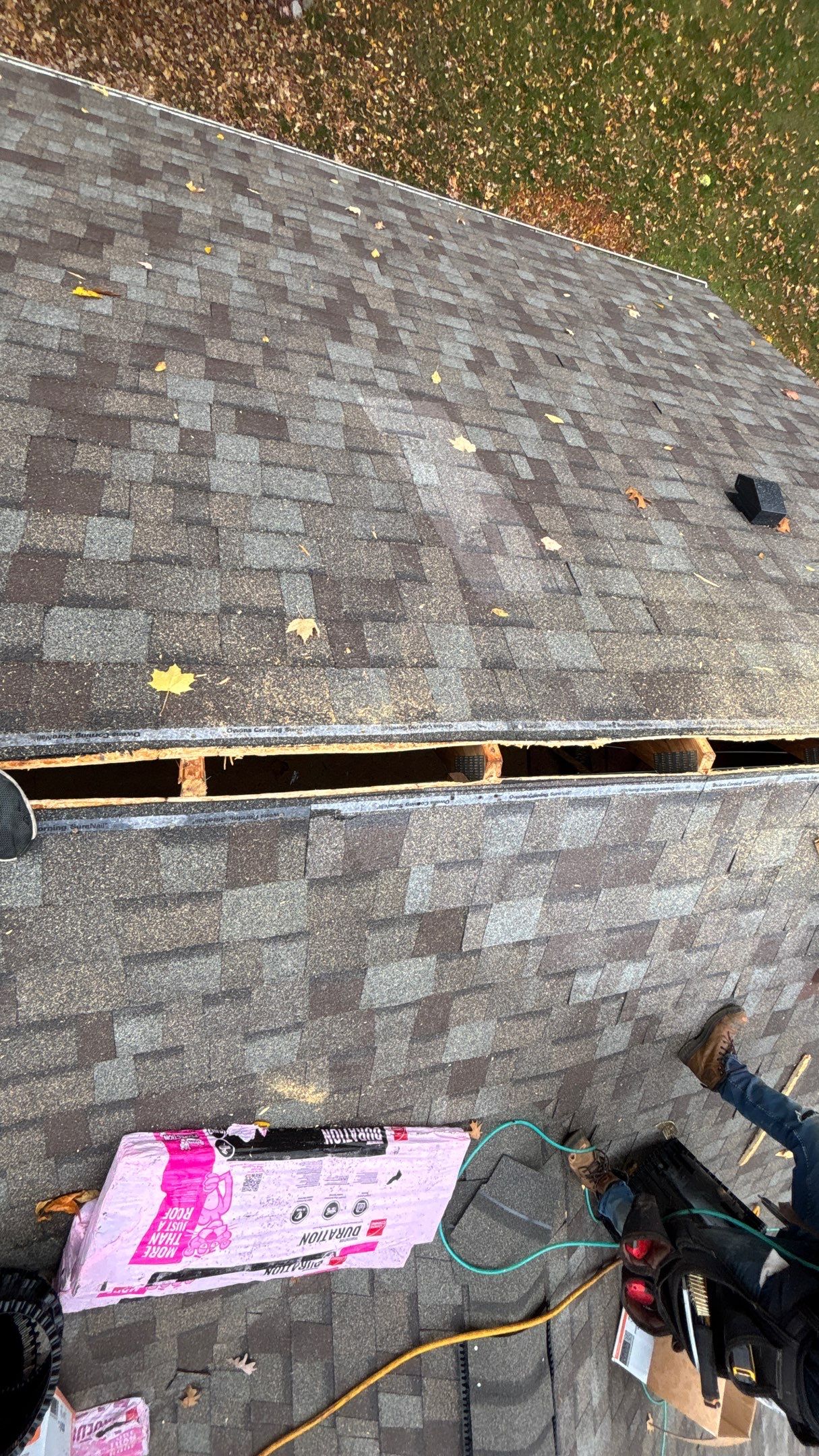 Roof Replacement using Owens Corning Driftwood by 180 Contractors