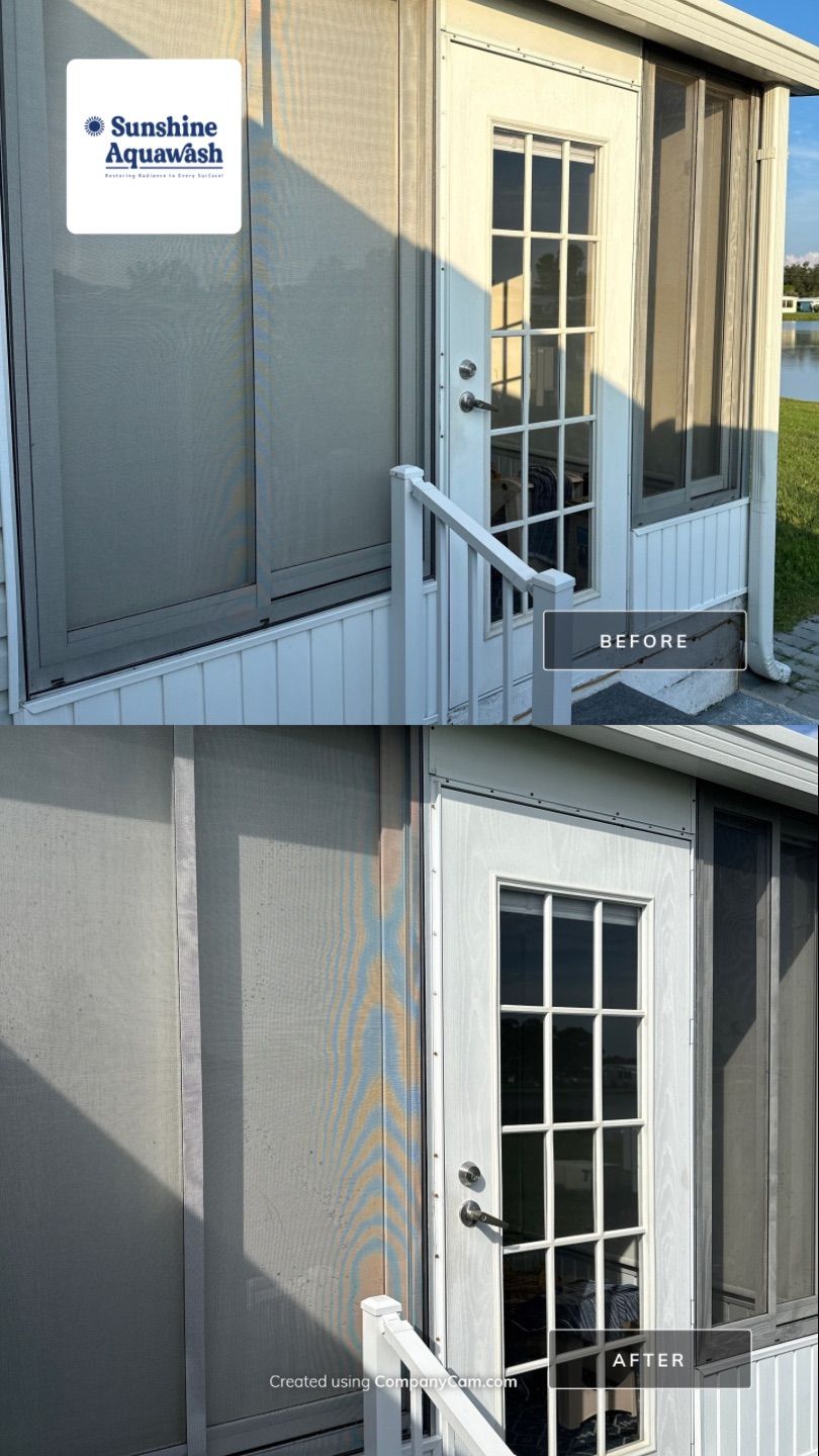 🏡 Mobile Home Soft Wash – Colony Cove, Ellenton, FL by Sunshine AquaWash