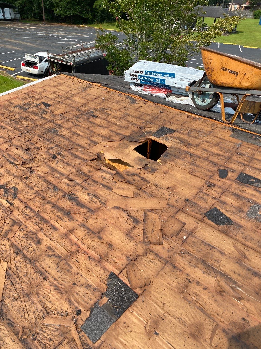 Commercial Roofing Installation using Roof Replacement by American Roofing & Construction LLC