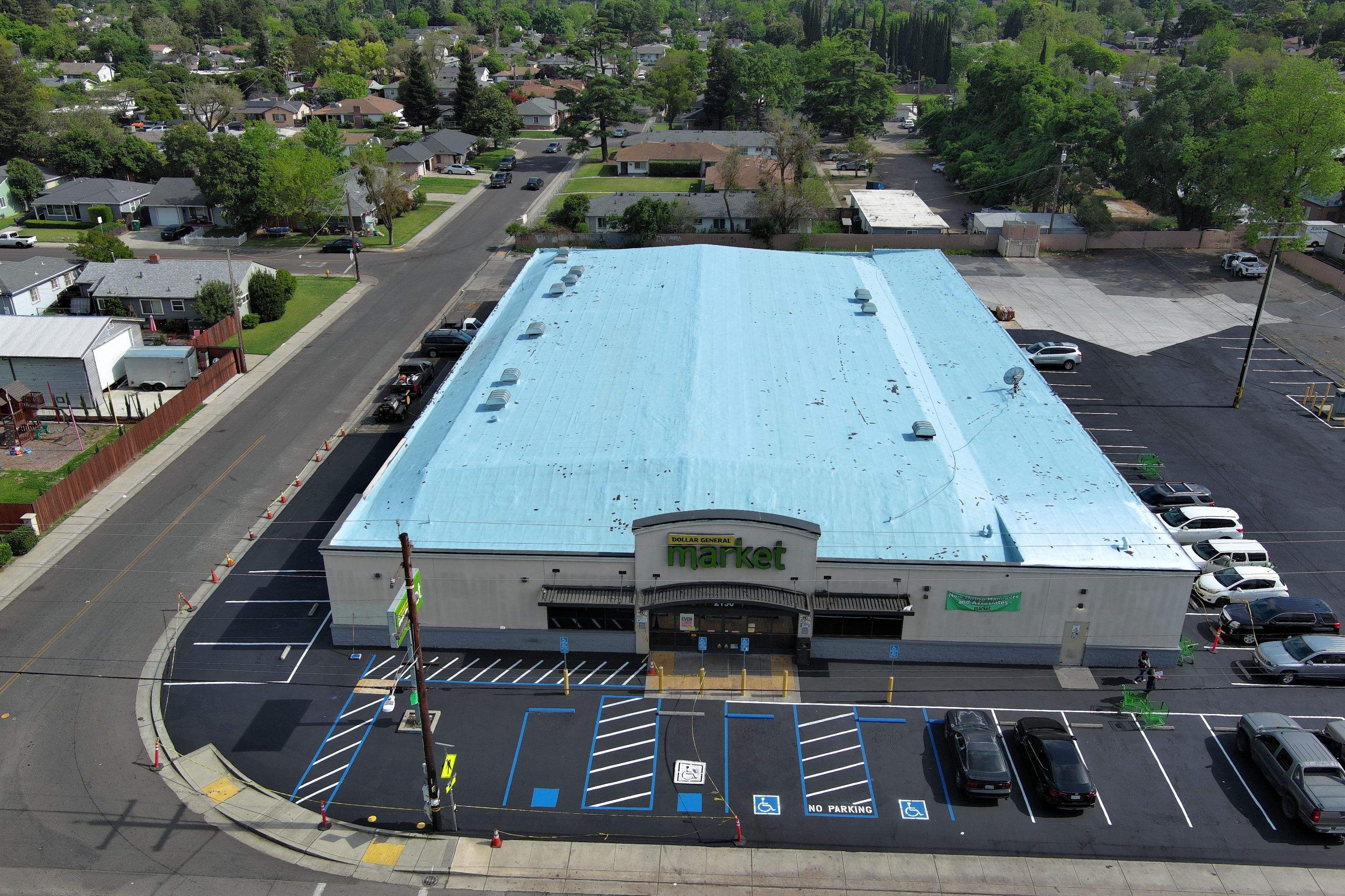 Foam Refurbish using Conklin Benchmark/PUMA XL coatings and spray foam by Straight Edge Roofing Inc