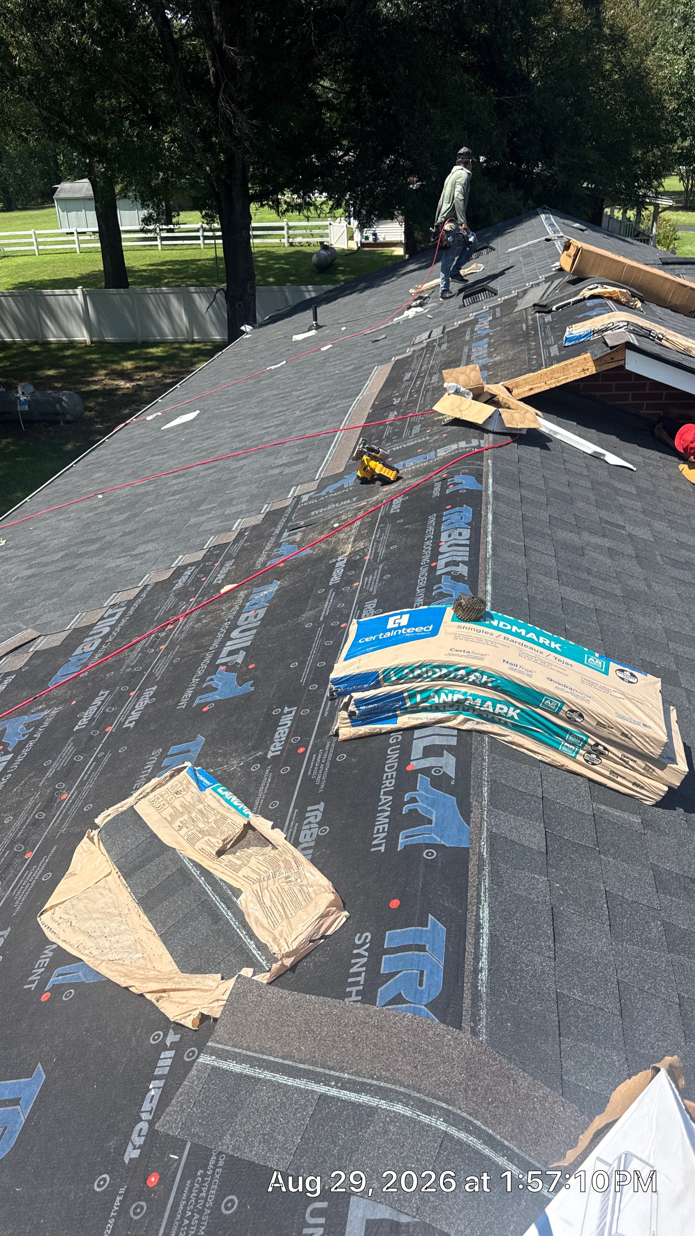 Roof replacement, interior and gutter repair by hail and wind damage by Just Brilliant Restoration JBR
