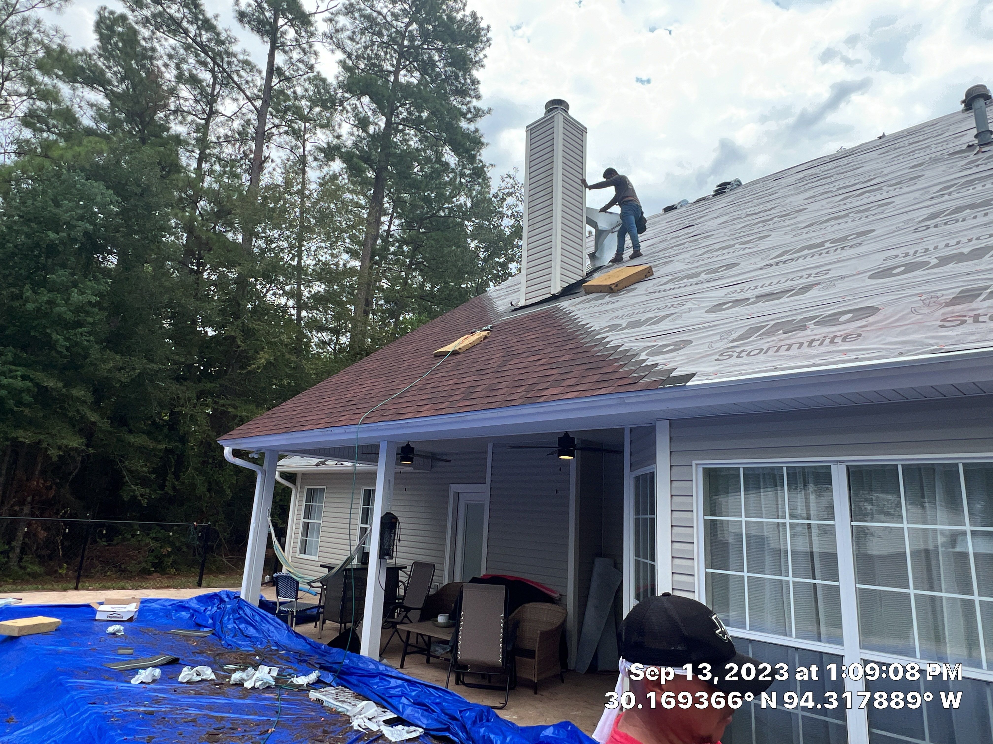 Architectural Shingle Replacement and Storm Damage Repair in Sour Lake by Caliber Restoration LLC