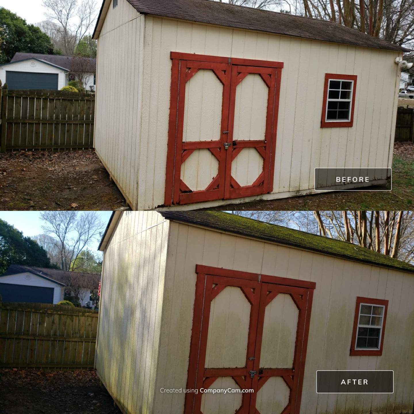 House Wash using cleaner by Power Wash Masters LLC