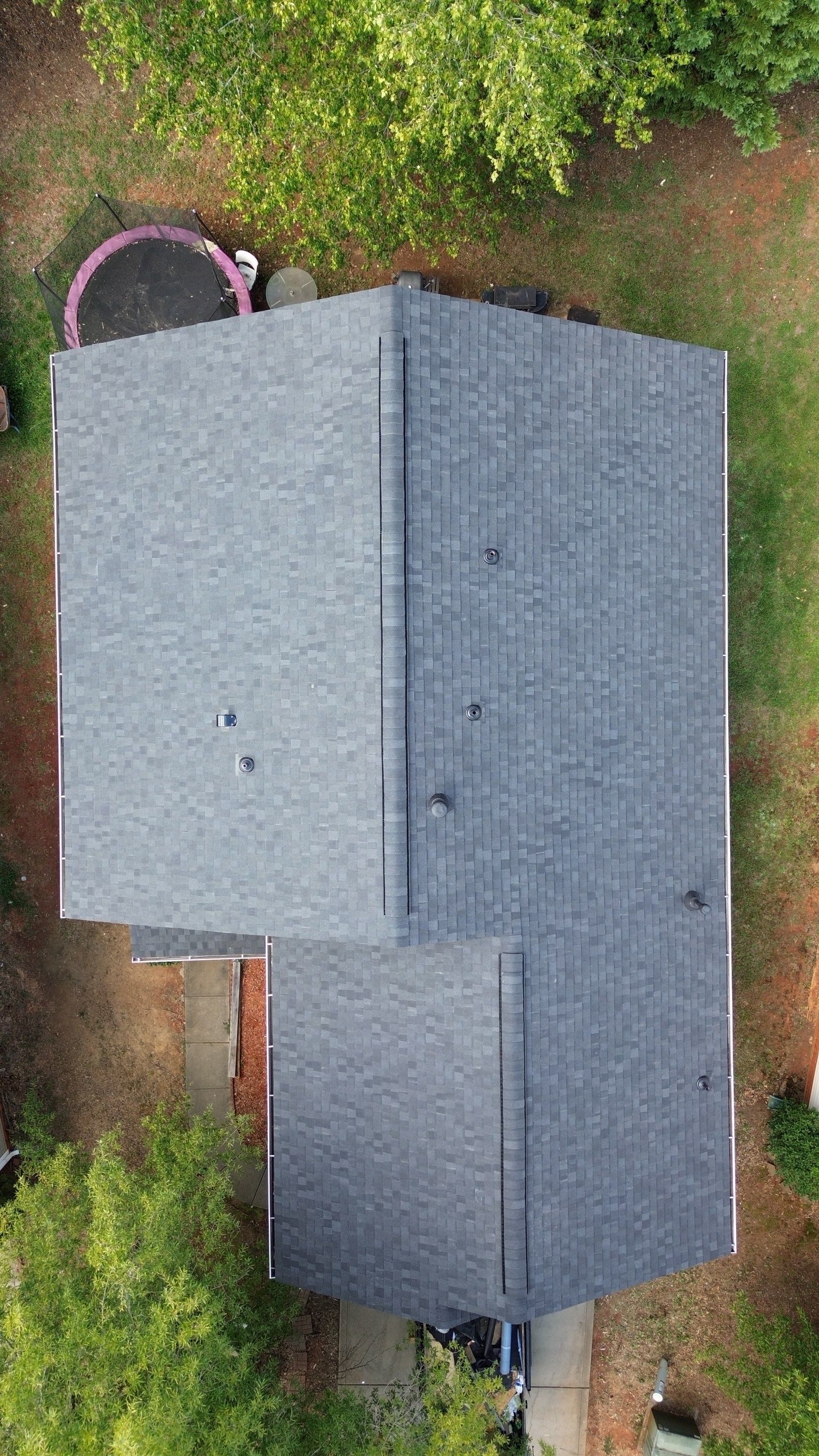 Roof and gutter replacement by hail and wind damage by Just Brilliant Restoration JBR