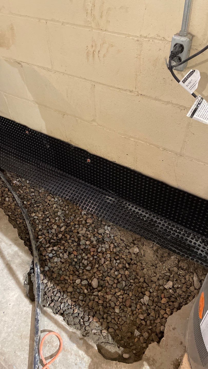 Drain Tile & Sump Pump for Kassie's Rental Property by Waterproofing Northeast