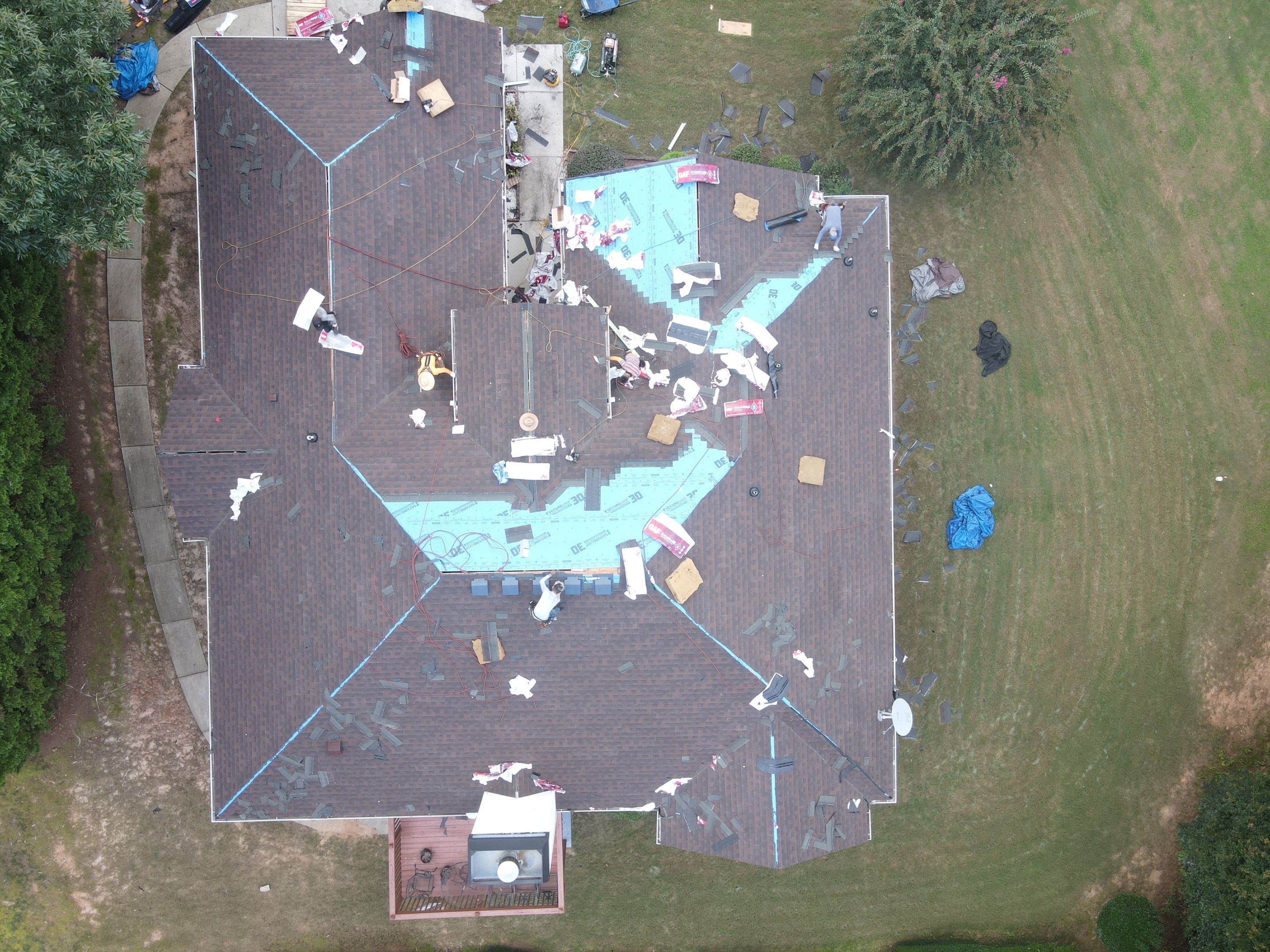 Residential Roofing Installation using GAF by Inspector Roofing and Restoration