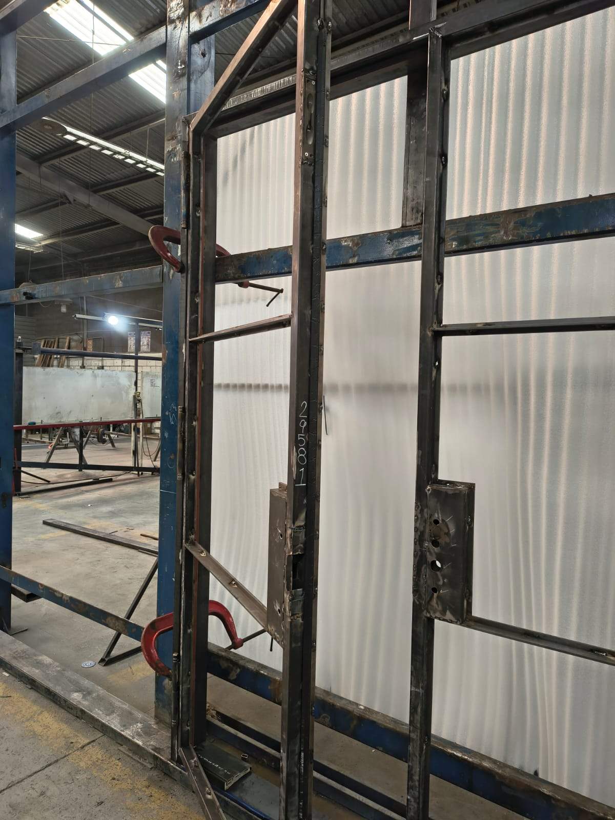 Custom Black Steel Double Door Entryway Upgrade in Dallas by Solara Custom Living