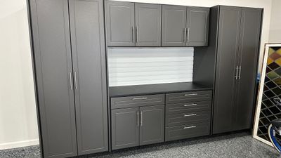 Ryan M. upgraded his garage with cabinets
